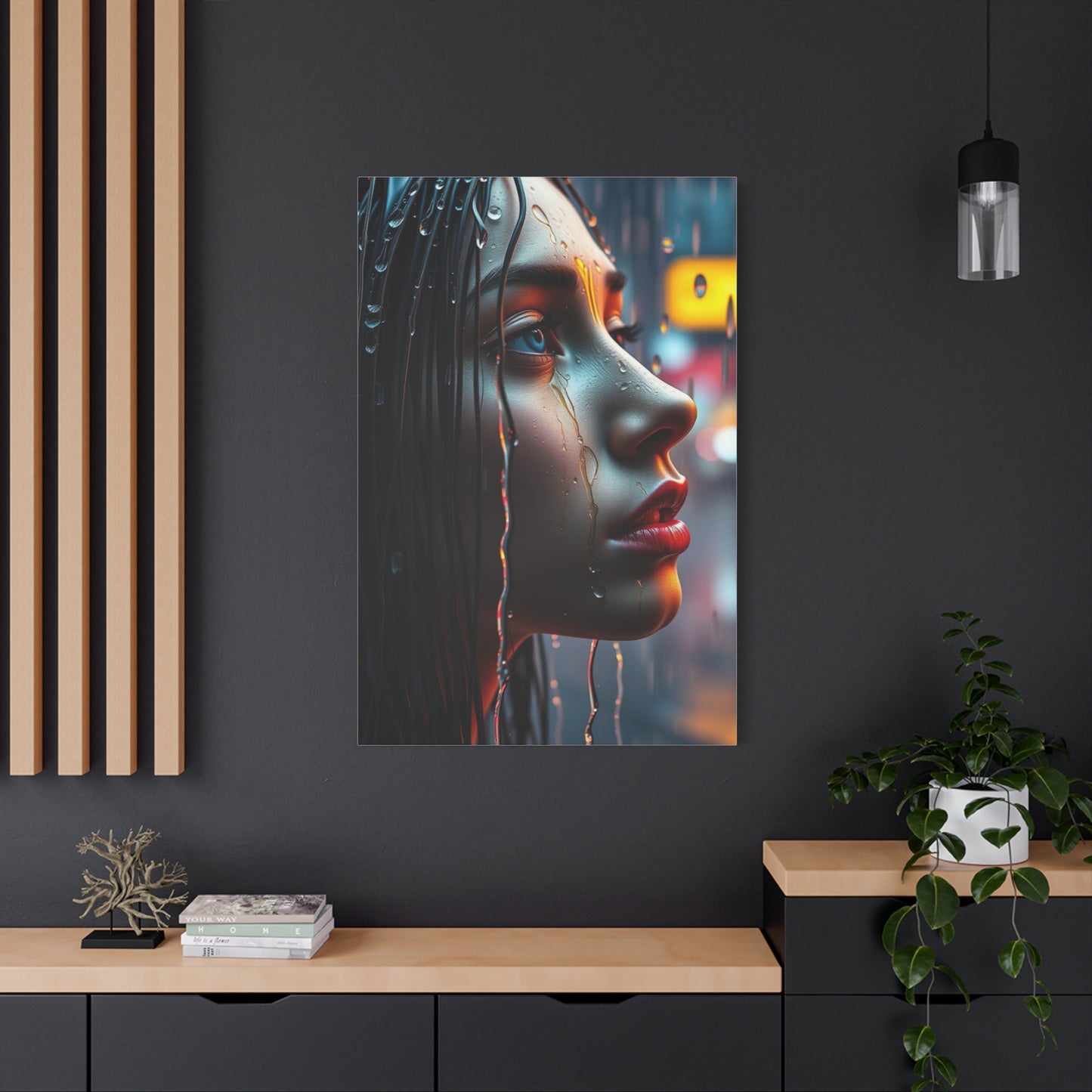 Supreme Rain Wall Art Beautiful Collection Wall Art & Canvas Print