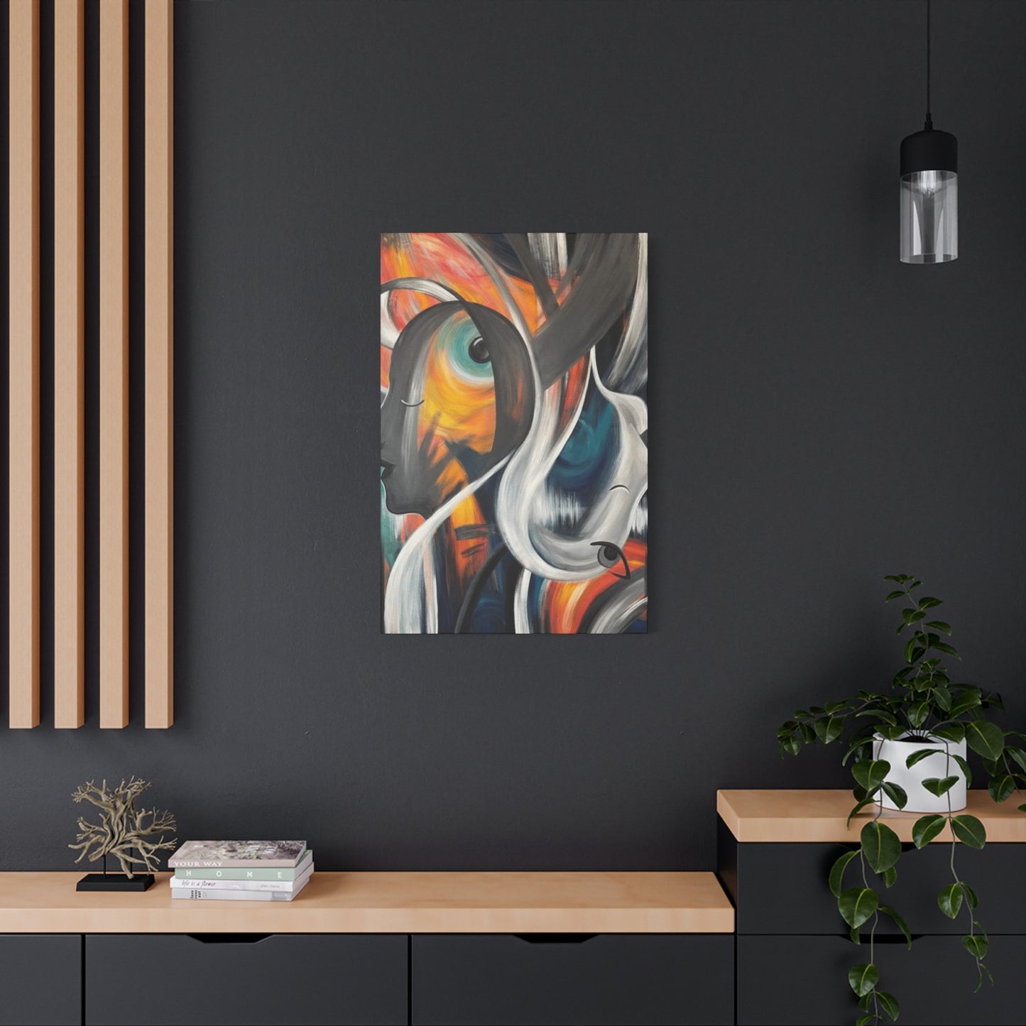 Abstract Faces Painting Wall Art & Canvas Prints