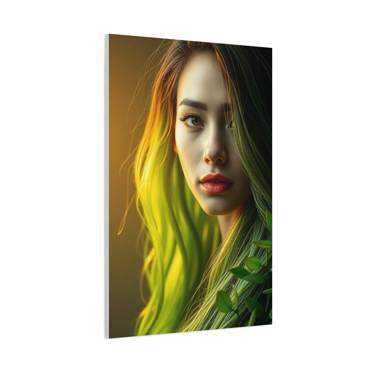 Olive Harmony Canvas Wall Art & Canvas Print