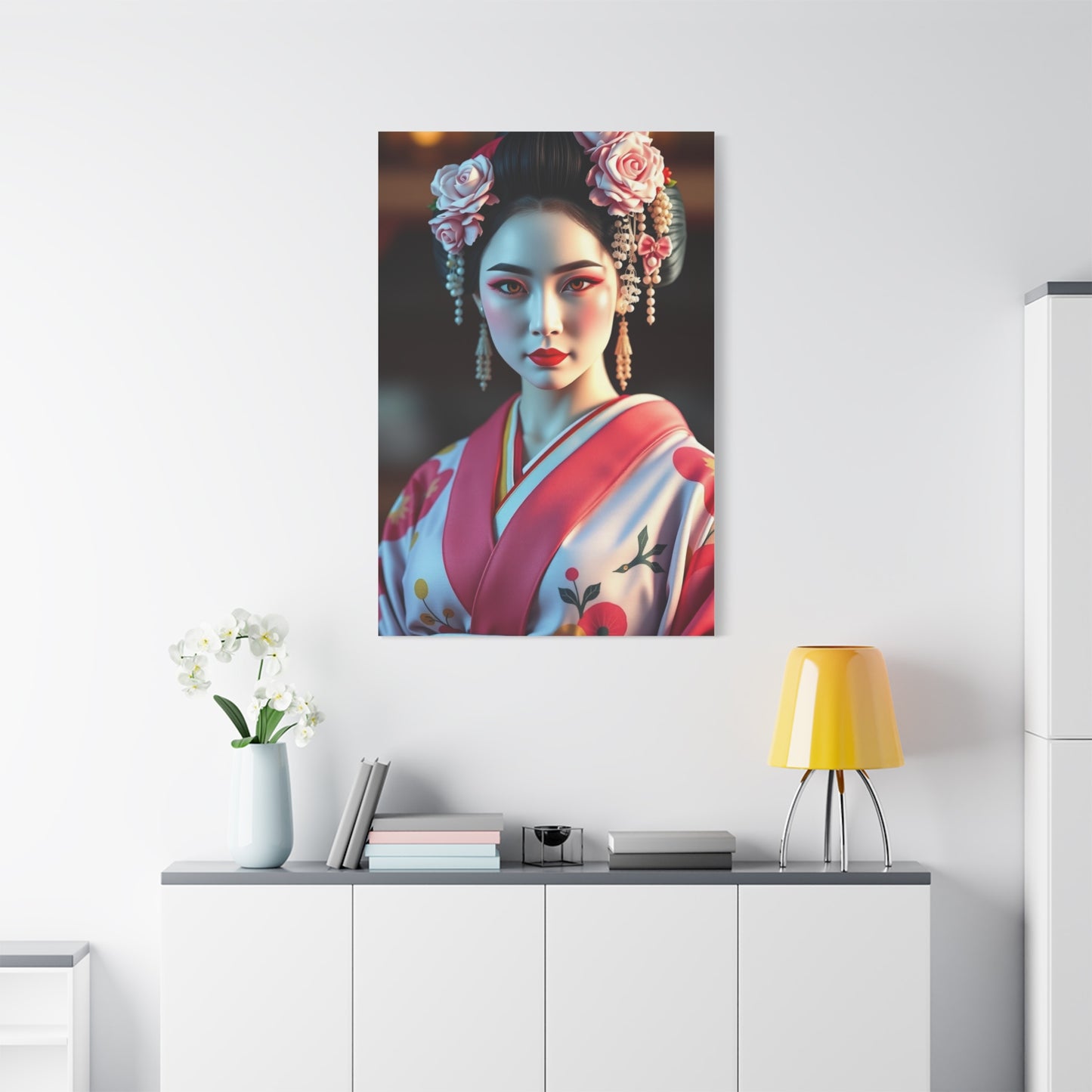 Geisha Art Canvas Art 3 Wall Art & Canvas Print
