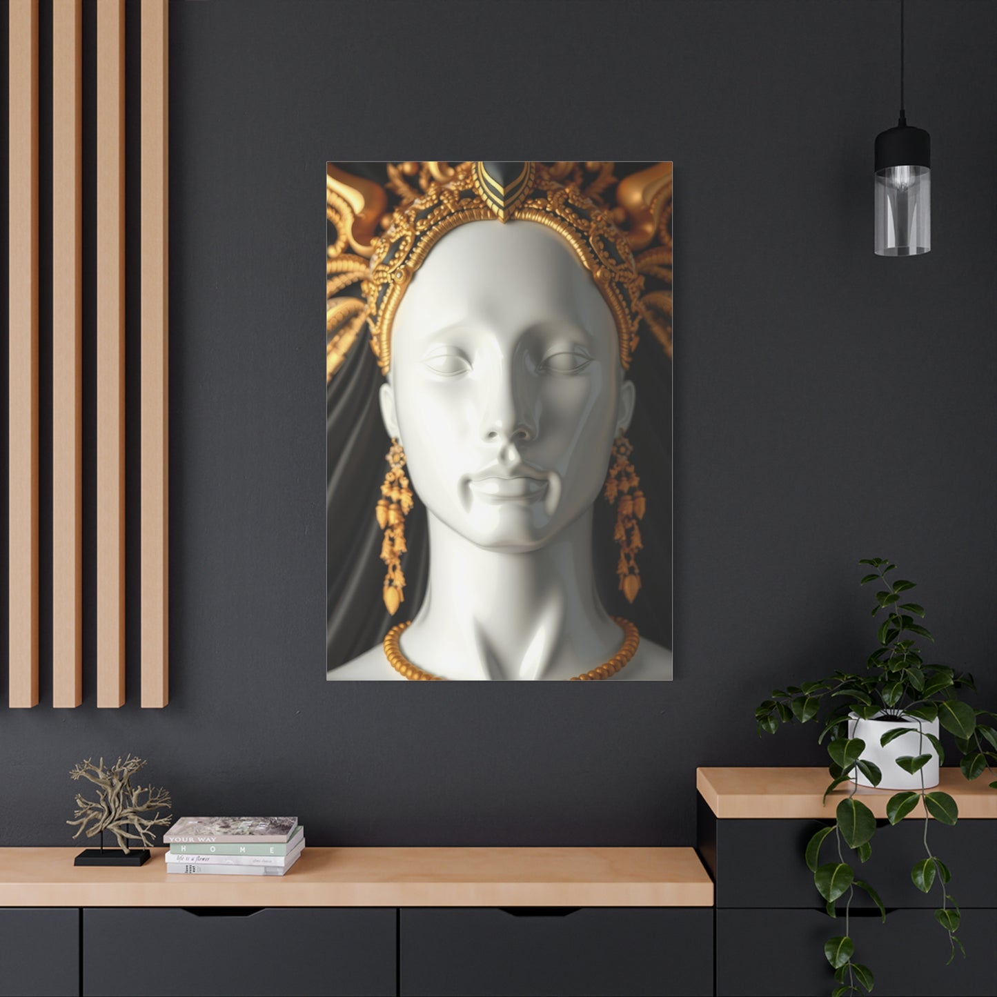 Black White and Gold Art Supreme Gallery Wall Art & Canvas Print