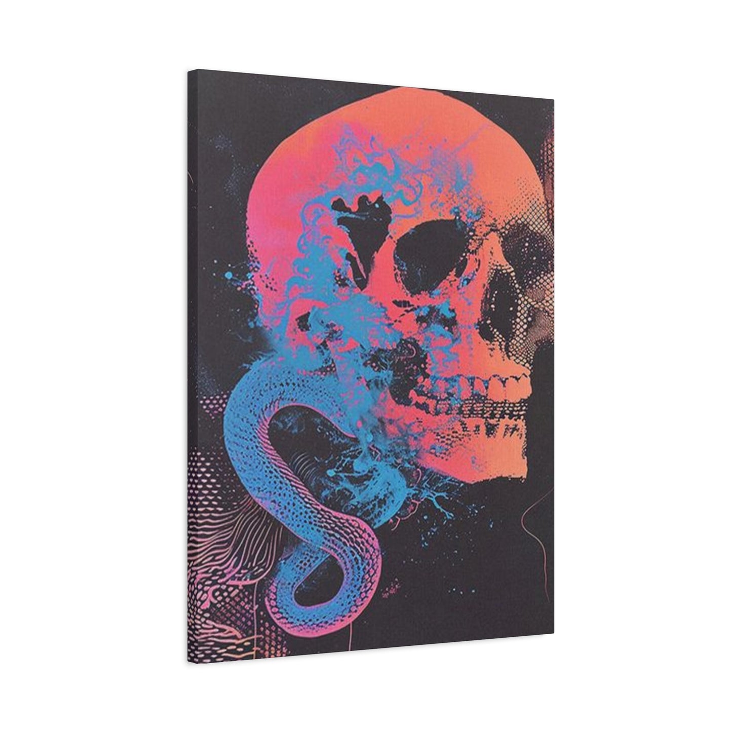 Skull And Snake Poster Wall Art & Canvas Prints
