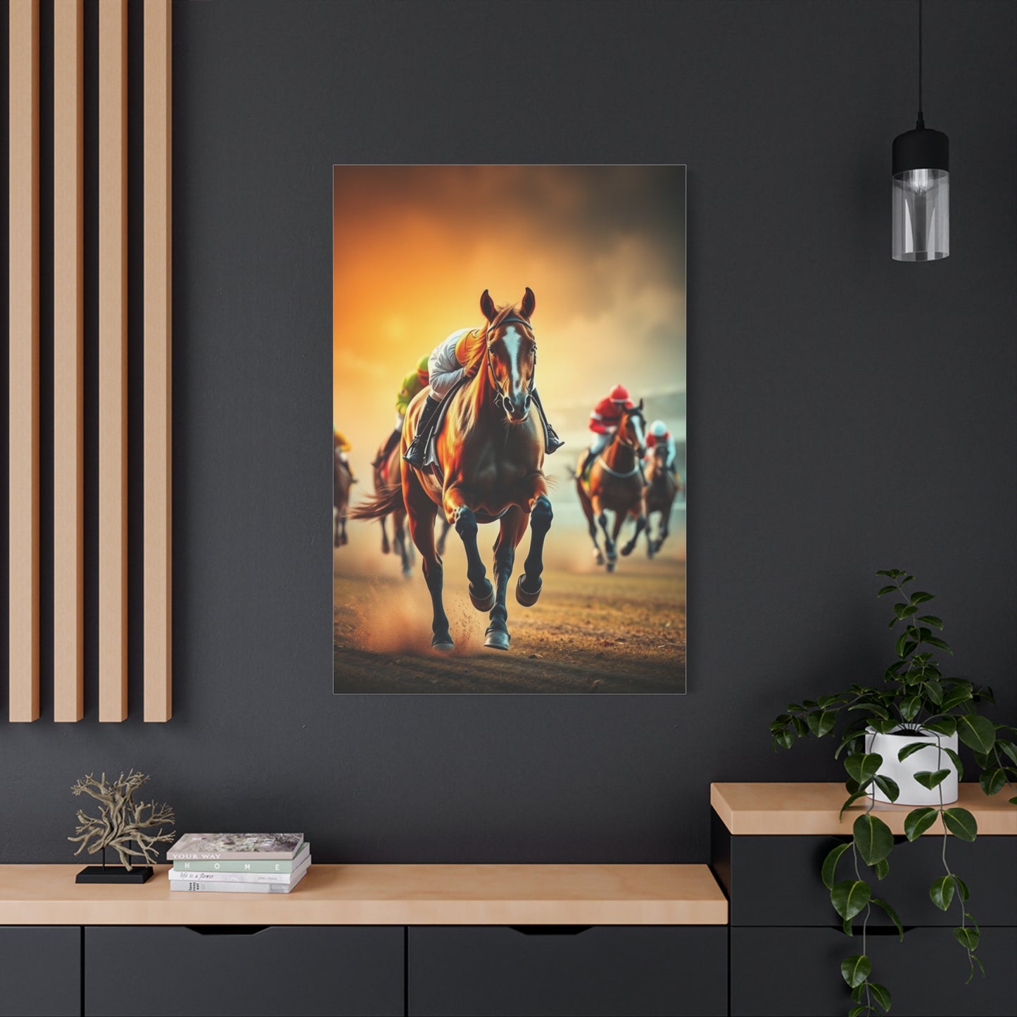 Horse Racing Art Supreme Canvas Wall Art & Canvas Print