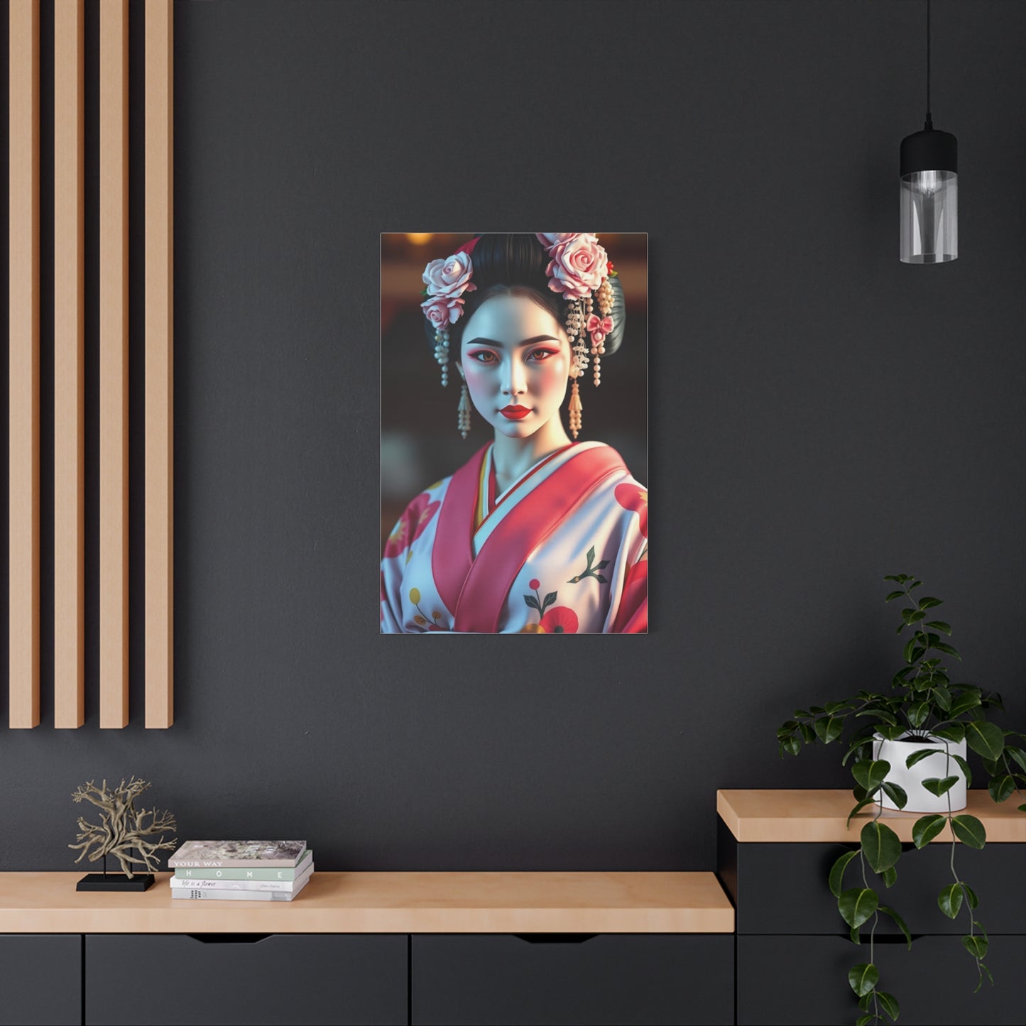 Geisha Art Canvas Art 3 Wall Art & Canvas Print