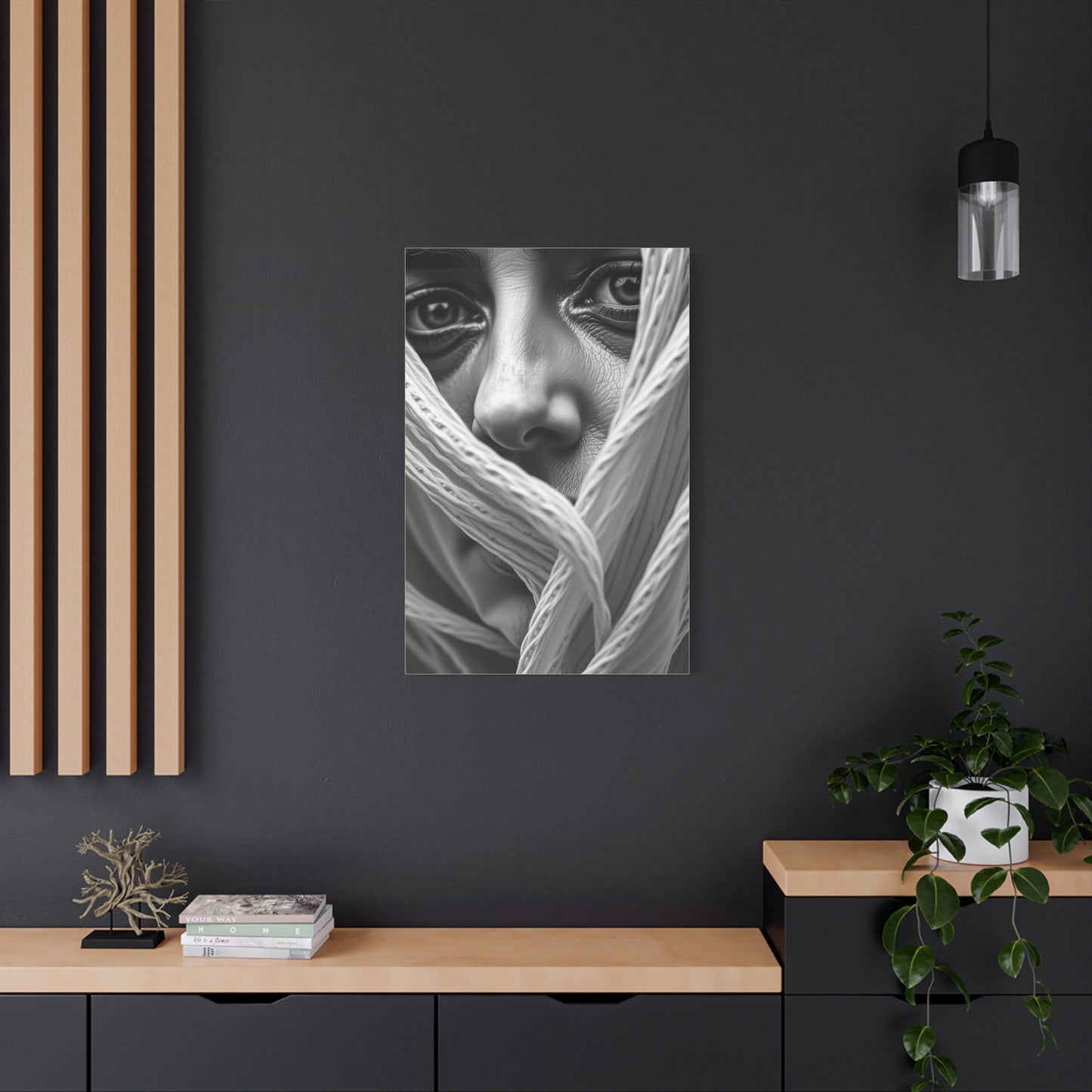Grayscale Serenity Wall Art Wall Art & Canvas Print
