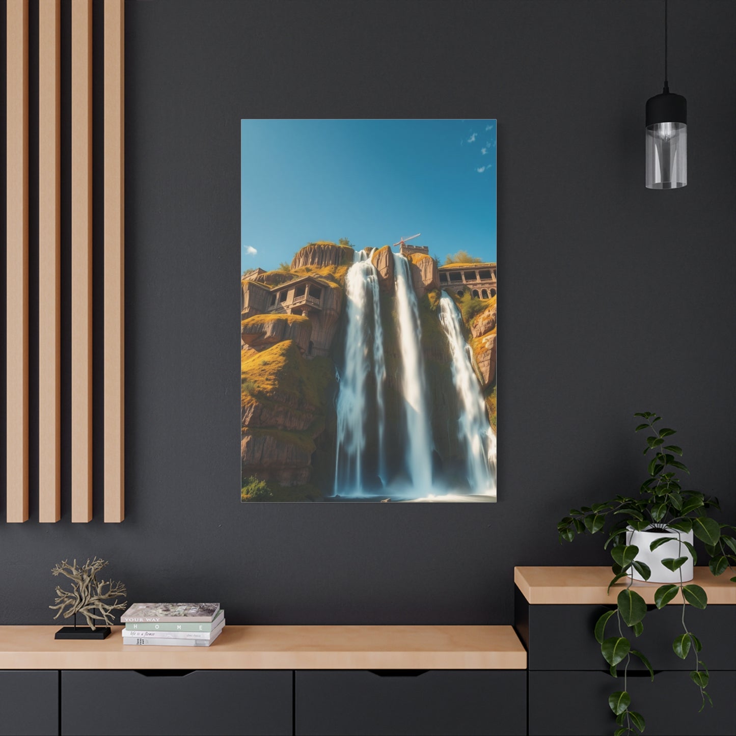 Cascading Elegance Canvas Wall Art & Canvas Print