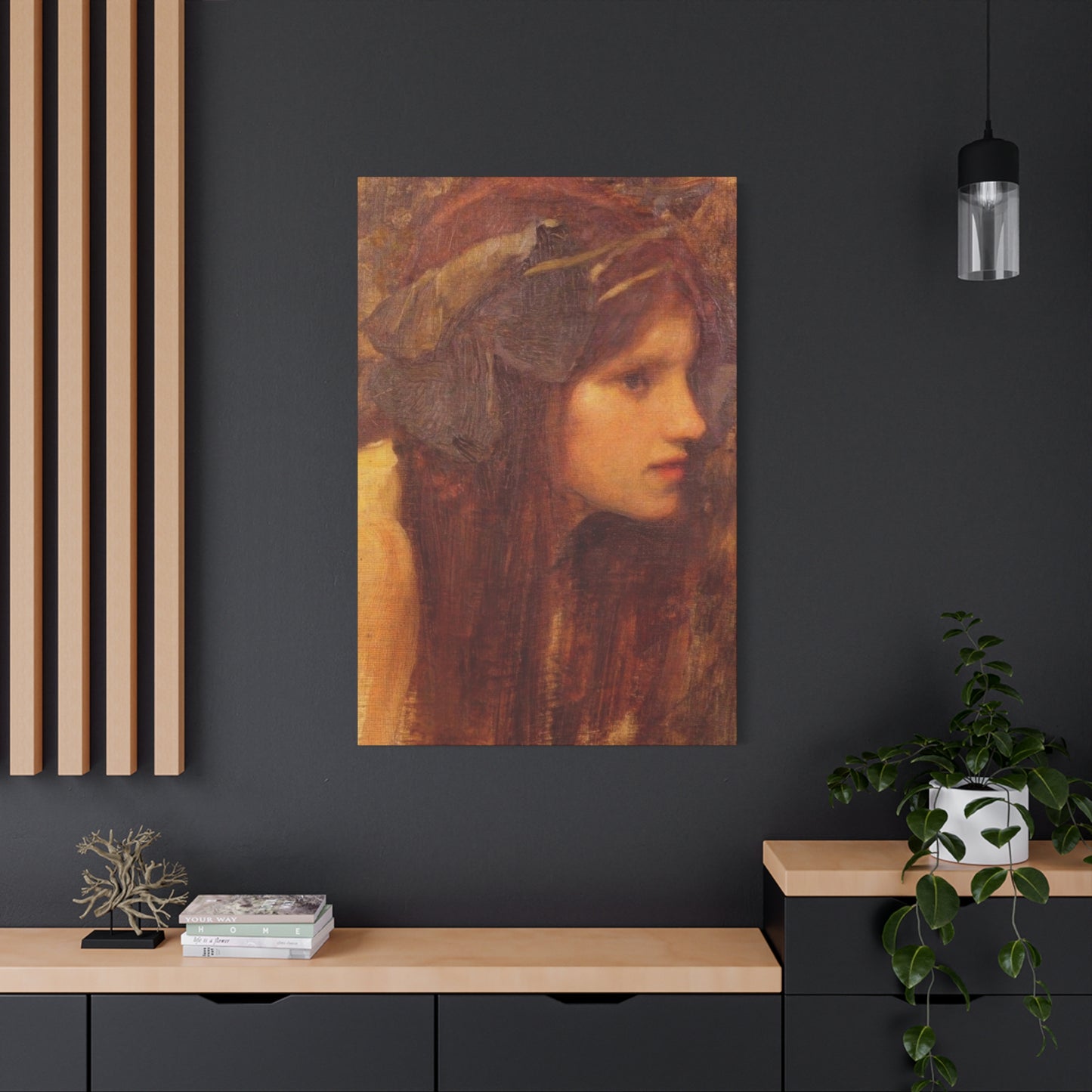 John William A Naiad Study Wall Art & Canvas Prints