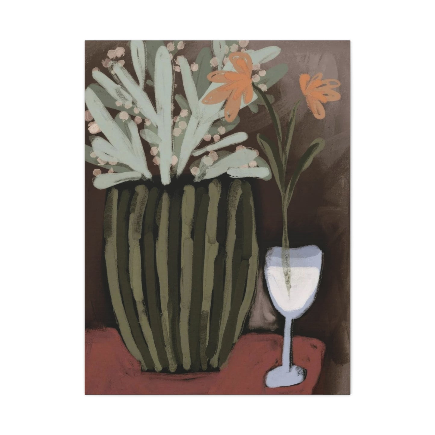 Blooming Cactus Wall Art & Canvas Prints