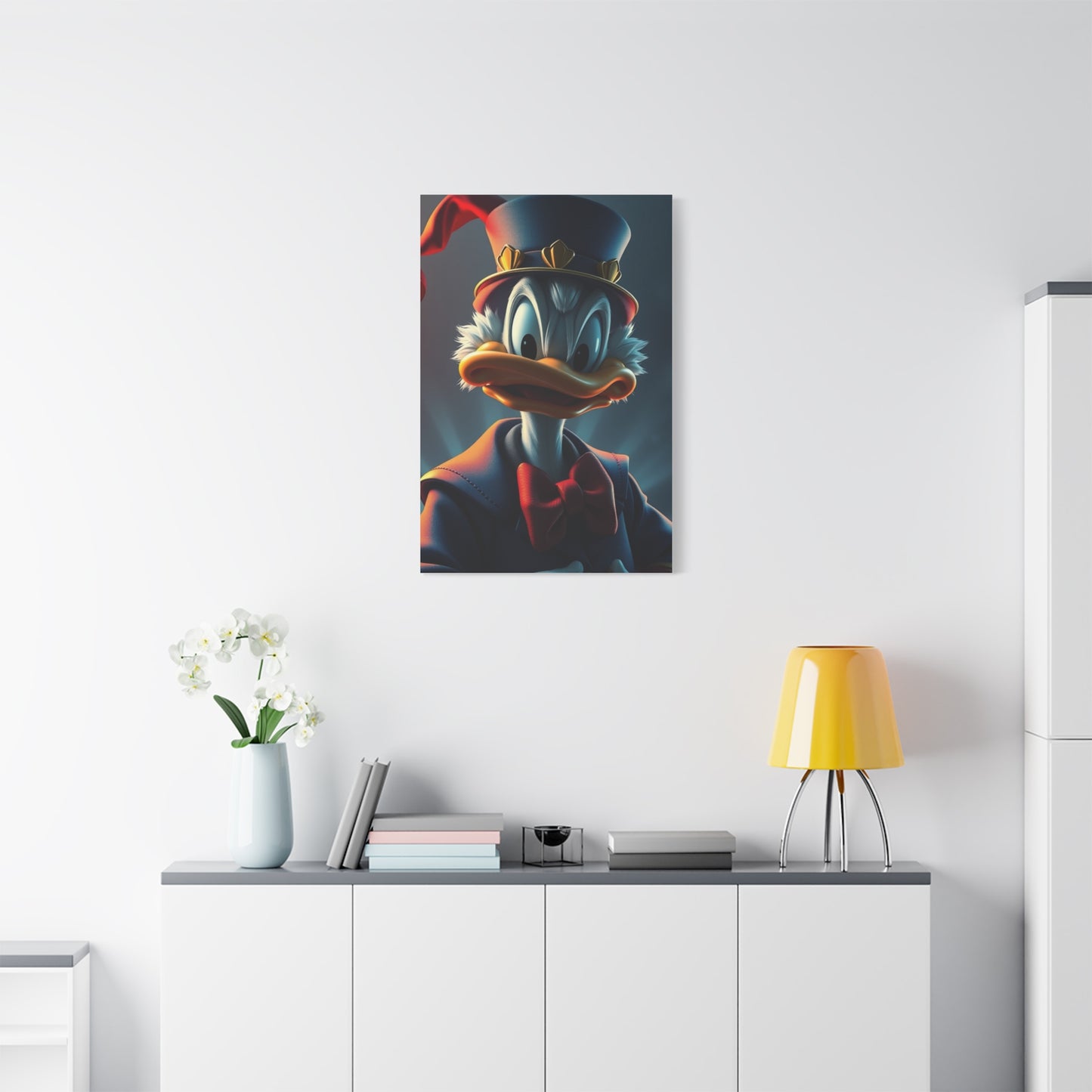 Dagobert Scrooge McDuck Art Premium Canvas 19 Wall Art & Canvas Print