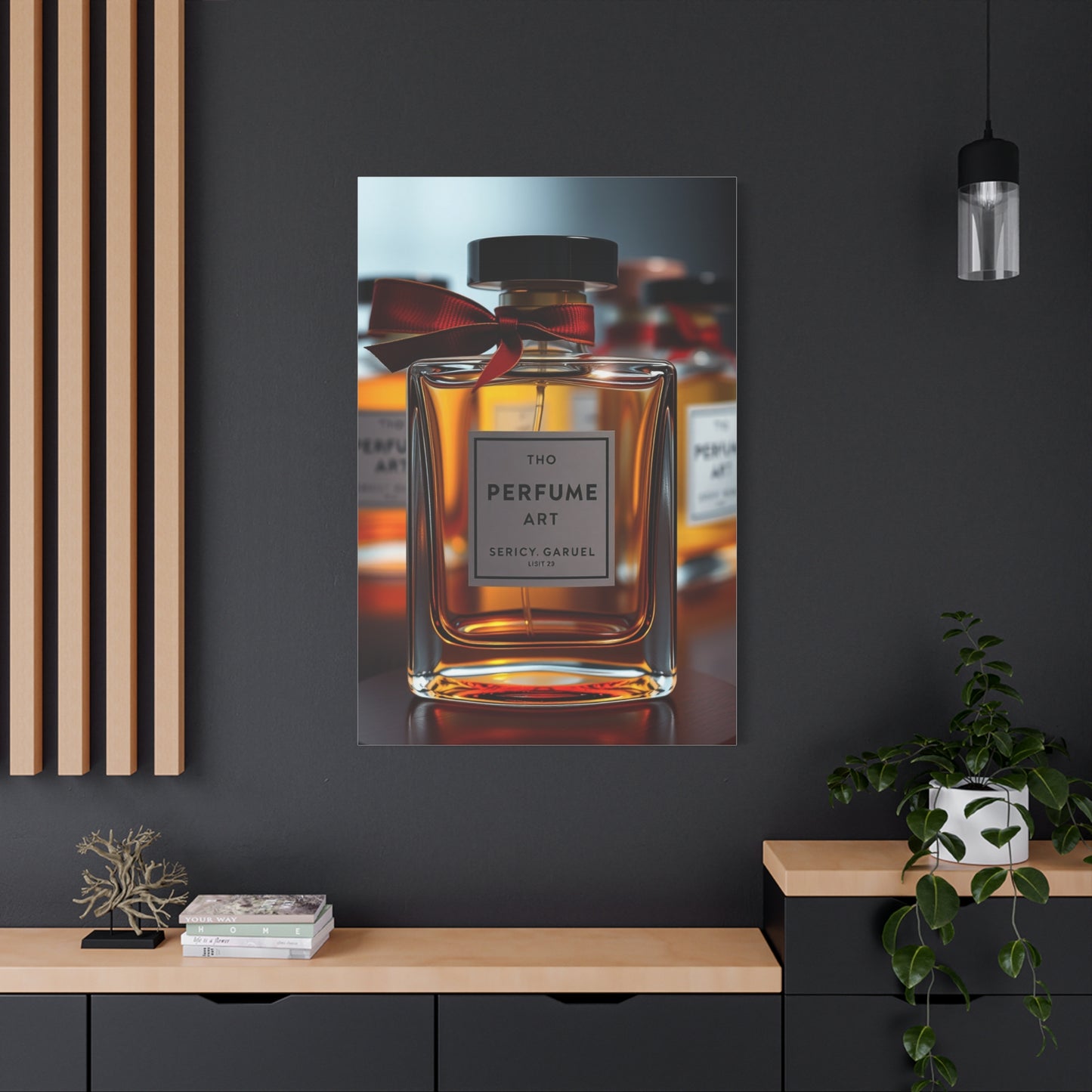 Vision Perfume Bottle Art Art Wall Art & Canvas Print