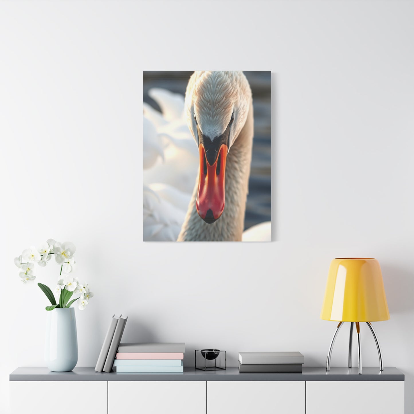 Swan Art Canvas Art 4 Wall Art & Canvas Print