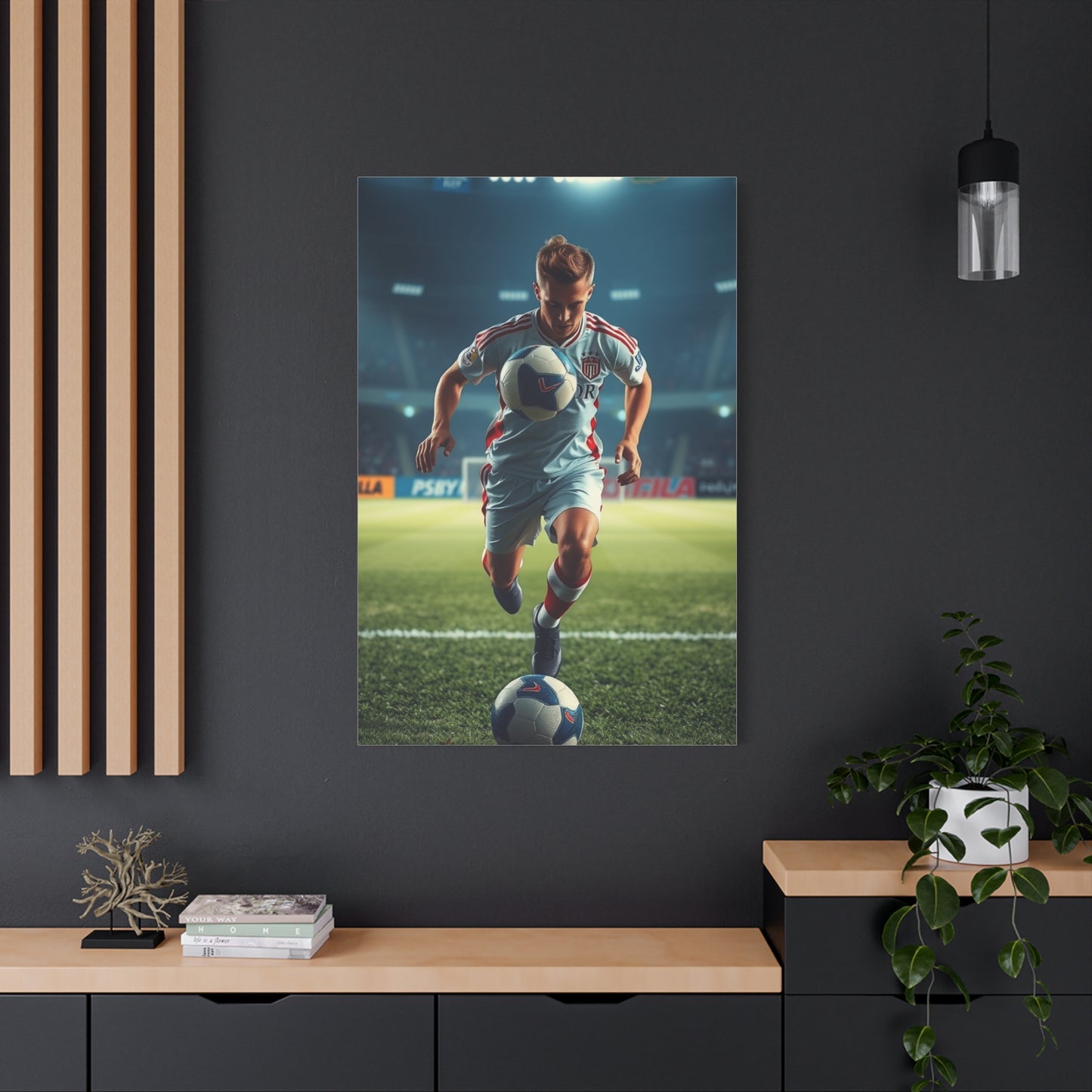 Masterpiece Soccer Art Vision Wall Art & Canvas Print