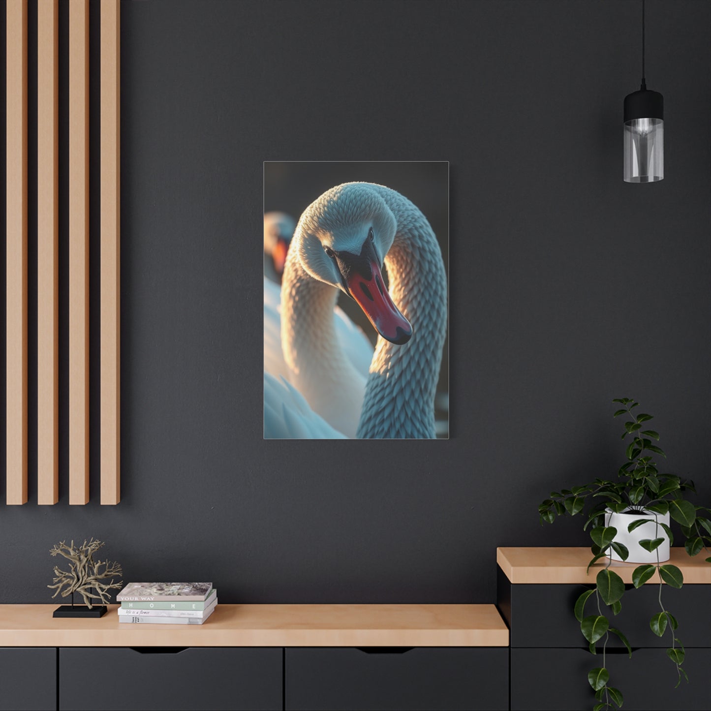 Swan Art Canvas Art 7 Wall Art & Canvas Print