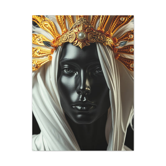 Supreme Collection Black White and Gold Art Wall Art & Canvas Print