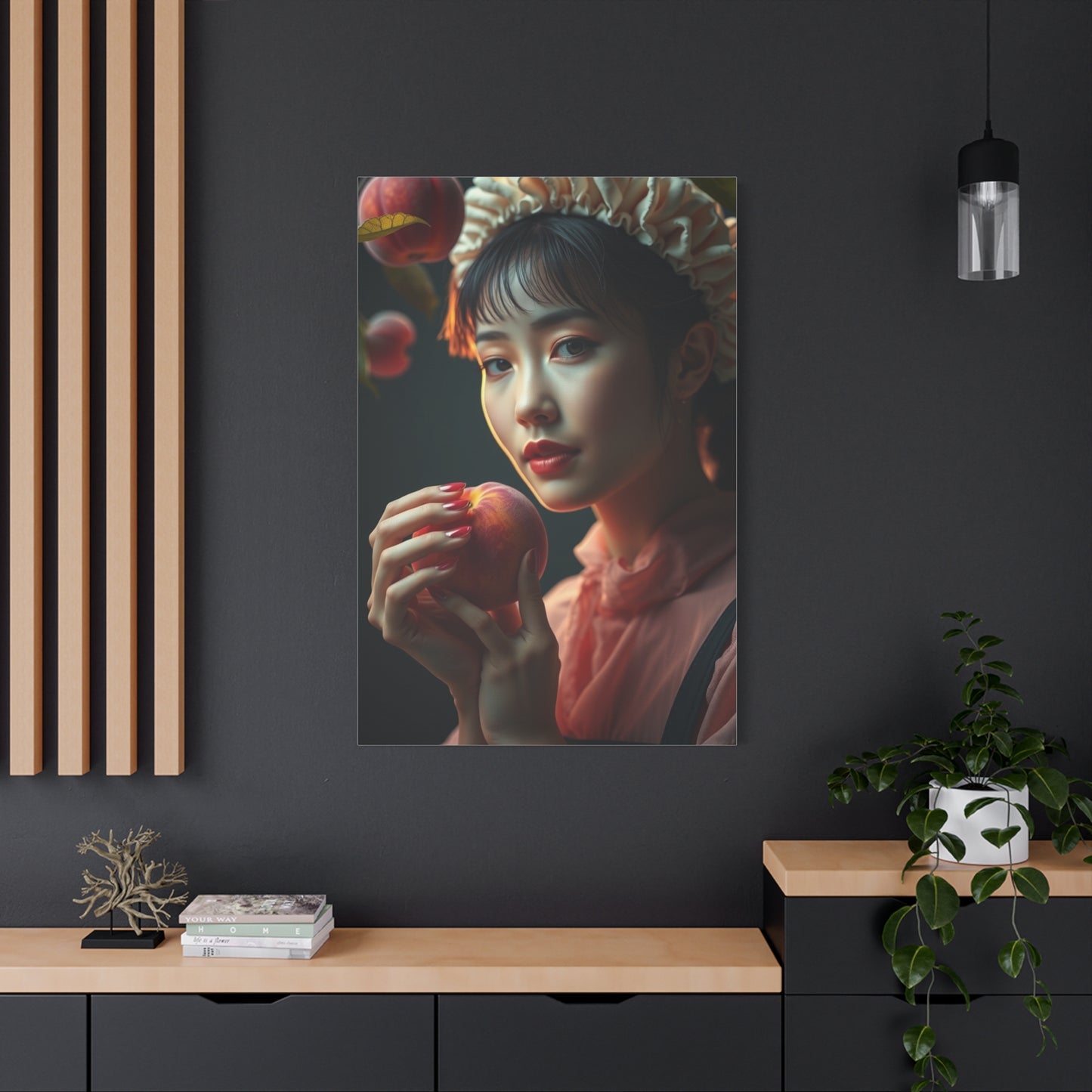 Peach Art Luxury Canvas Wall Art & Canvas Print