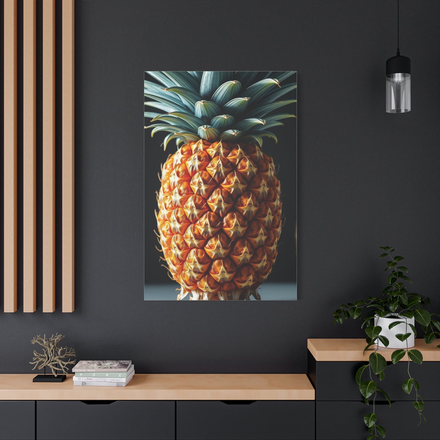 Vision Pineapple Art Art Wall Art & Canvas Print