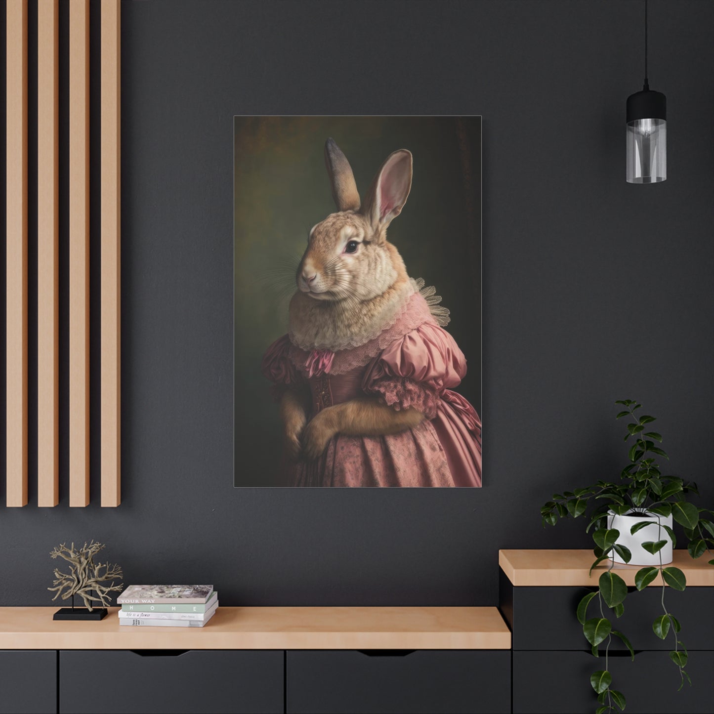 Lady Cottontail's Portrait Wall Art & Canvas Prints