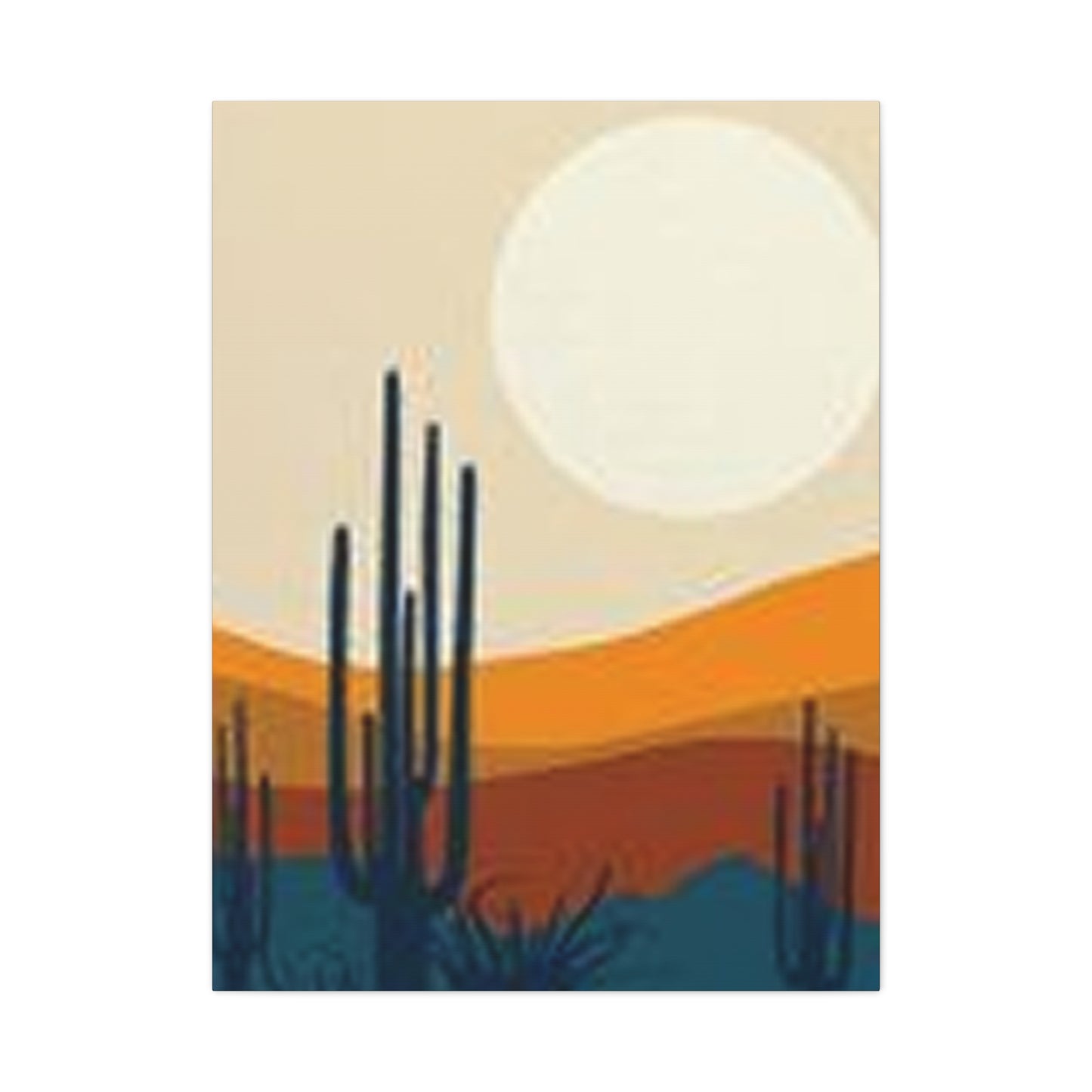 Long Cactus Desert Wall Art & Canvas Prints