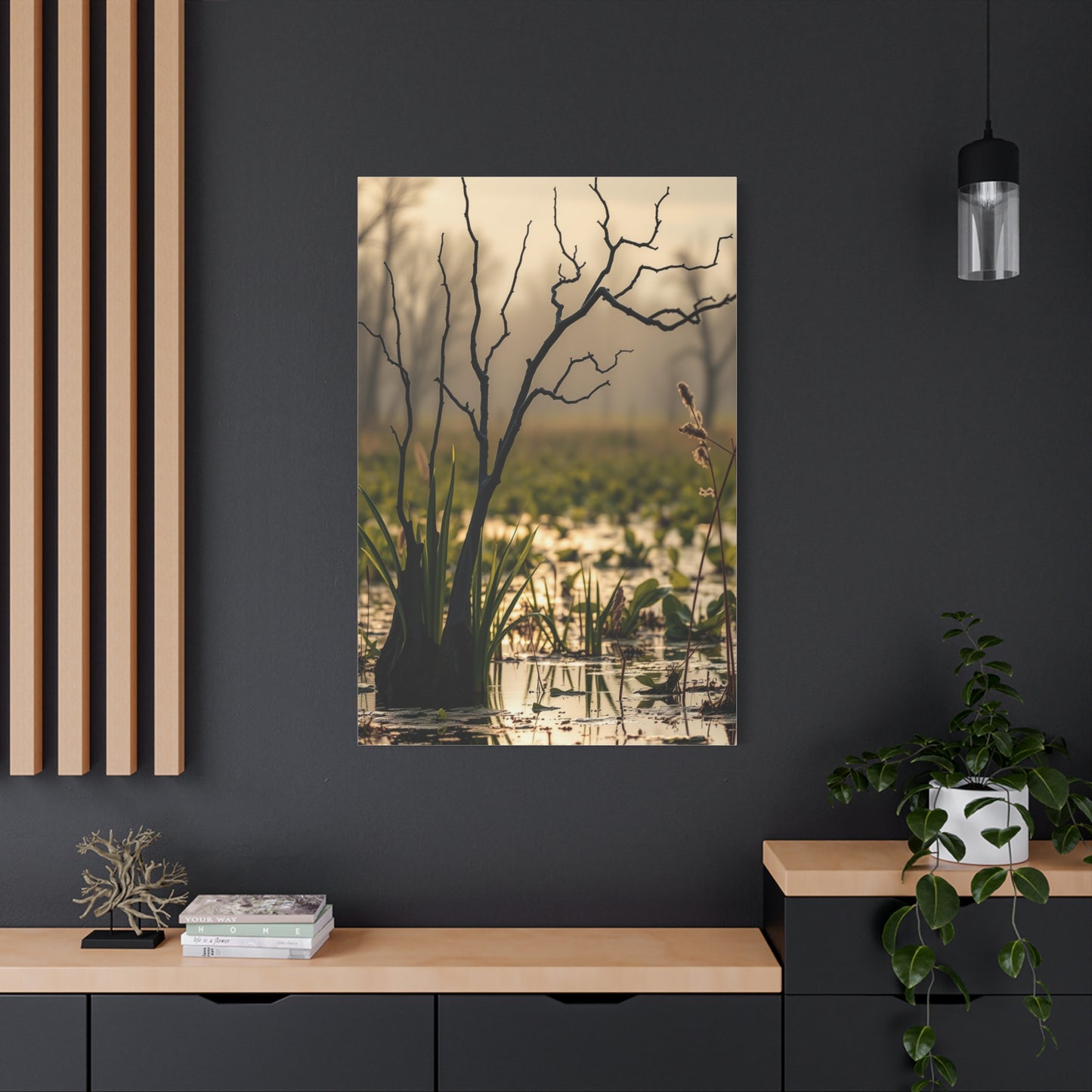 Marsh & Swamp Art Canvas Art 3 Wall Art & Canvas Print