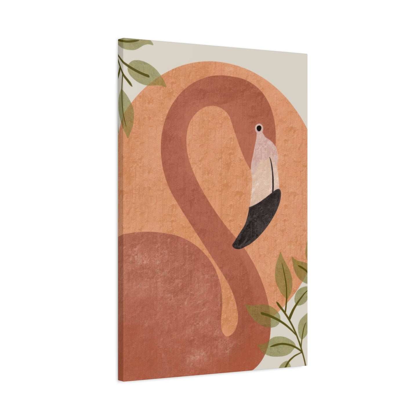 Flamingo Earth Tones Wall Art & Canvas Prints