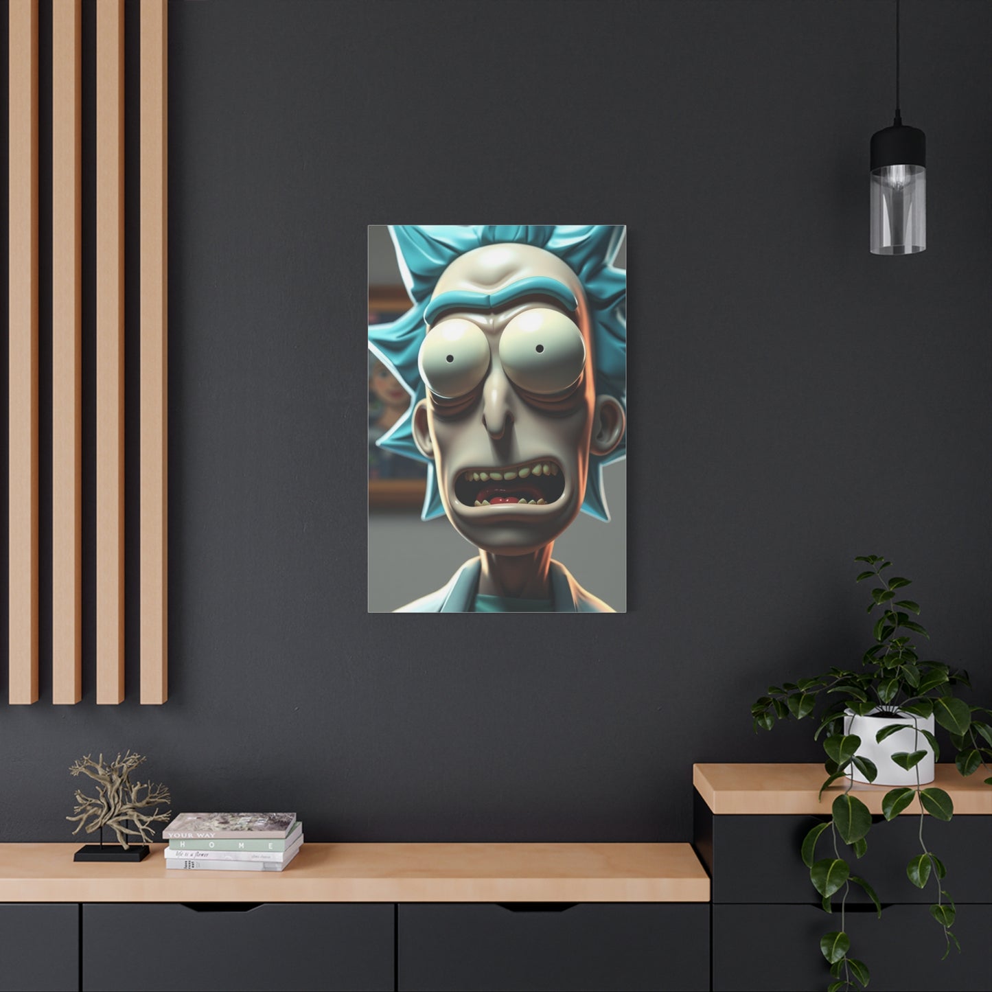Rick and Morty Art Premium Canvas 19 Wall Art & Canvas Print