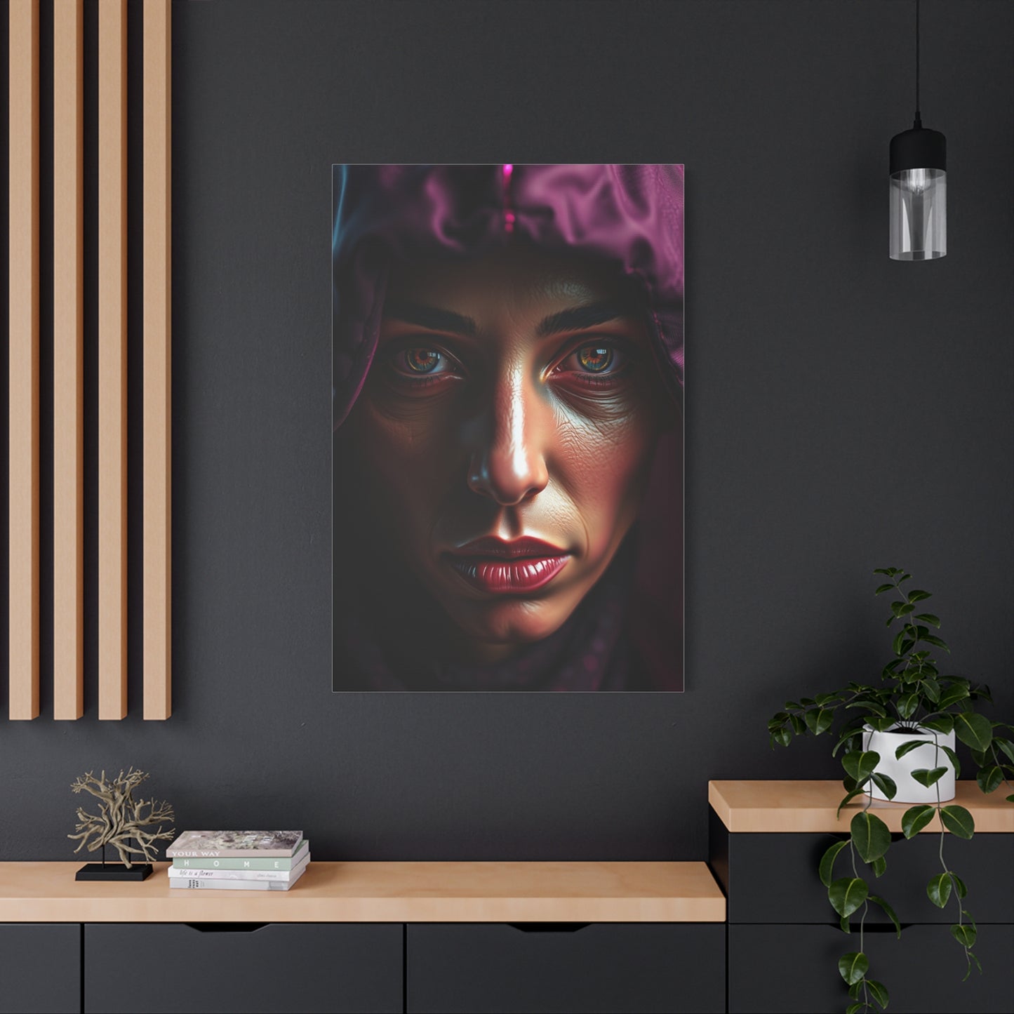Black & Pink Art Refined Canvas Wall Art & Canvas Print