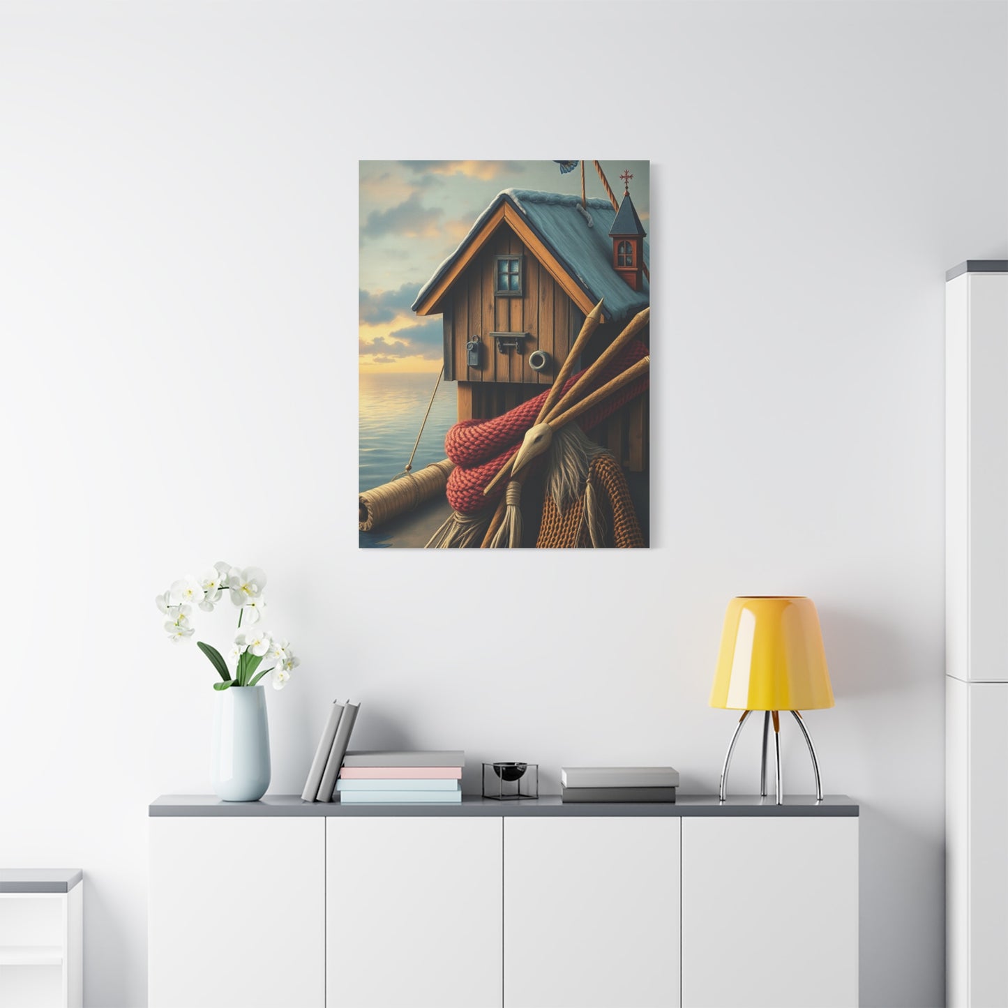 Fjord Serenity Masterpiece Wall Art & Canvas Print