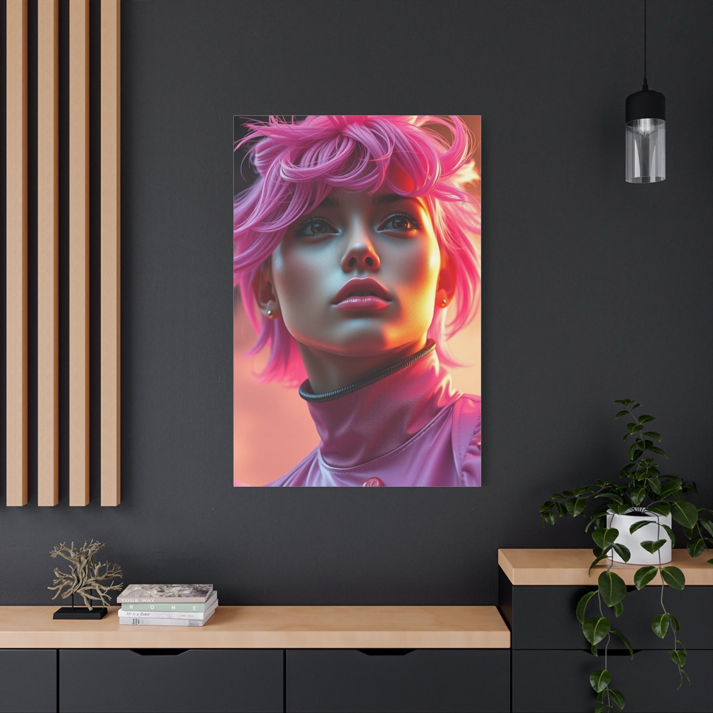 Supreme Art Gold & Pink Art Collection Wall Art & Canvas Print
