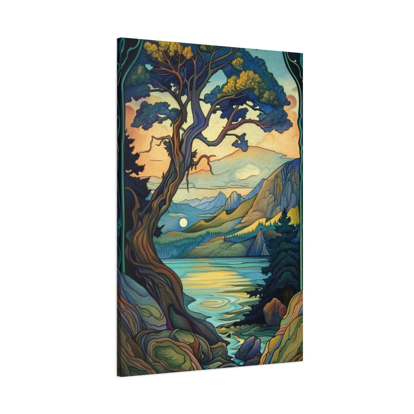 Forest River Landscape Wall Art & Canvas Prints
