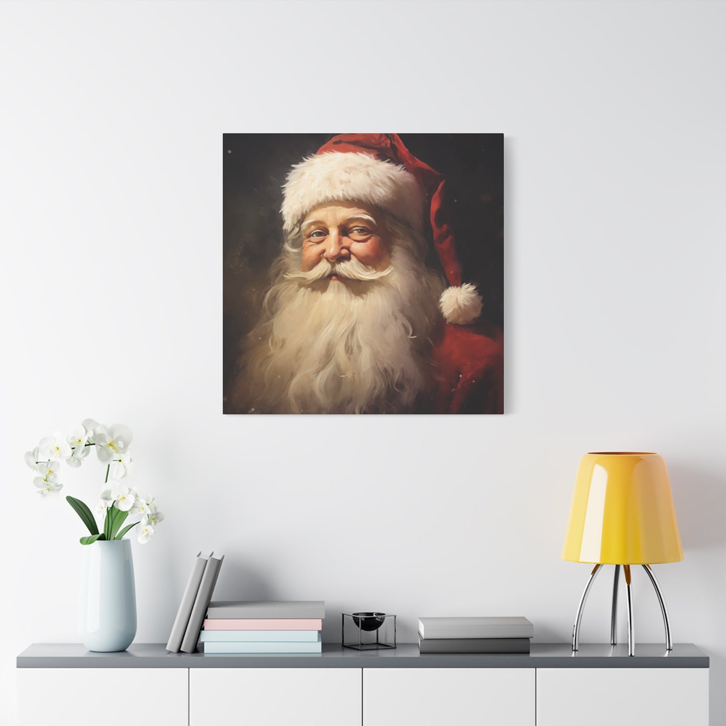 Smiling Santa Claus Wall Art & Canvas Prints