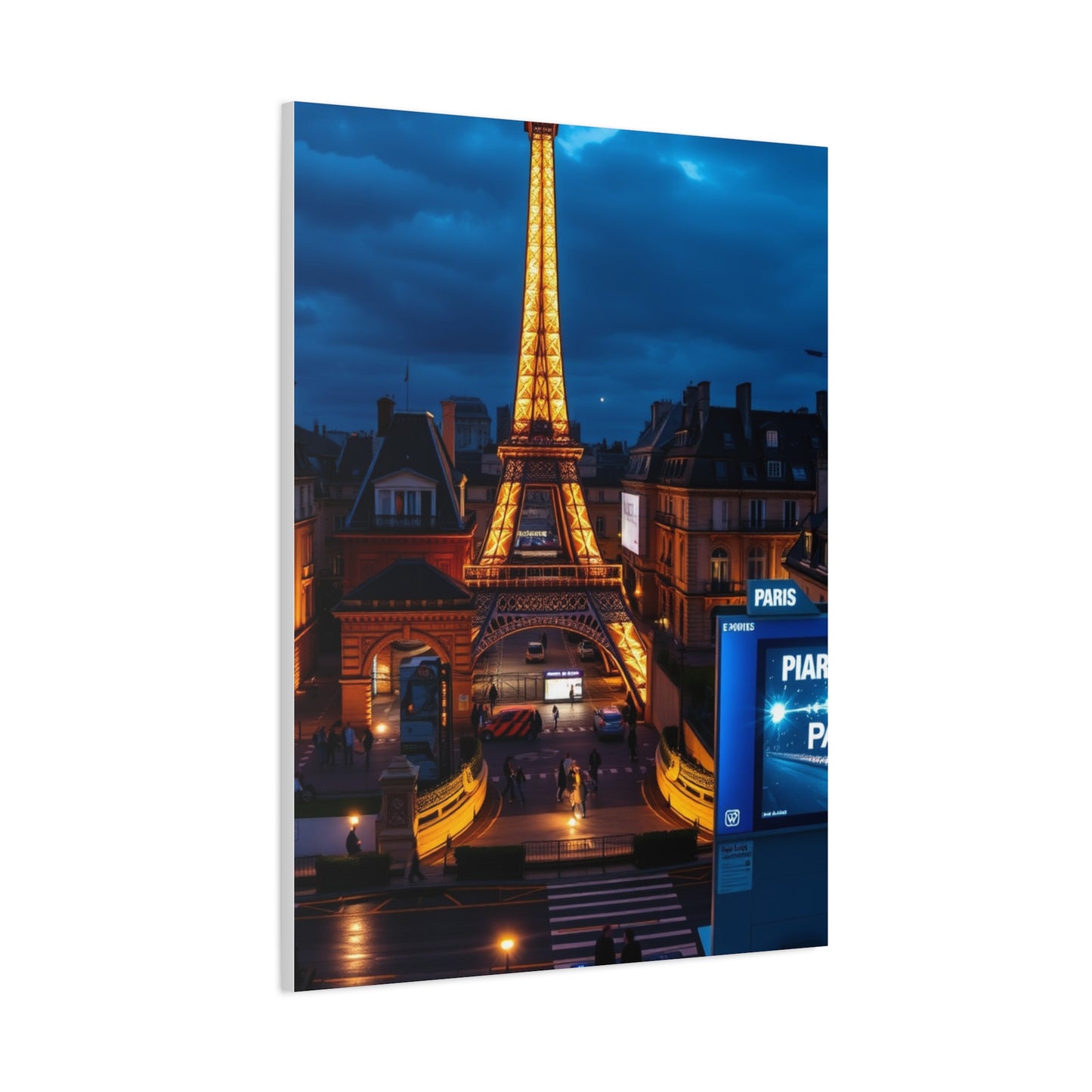 Glamorous Parisian Dreamscape Wall Art & Canvas Print