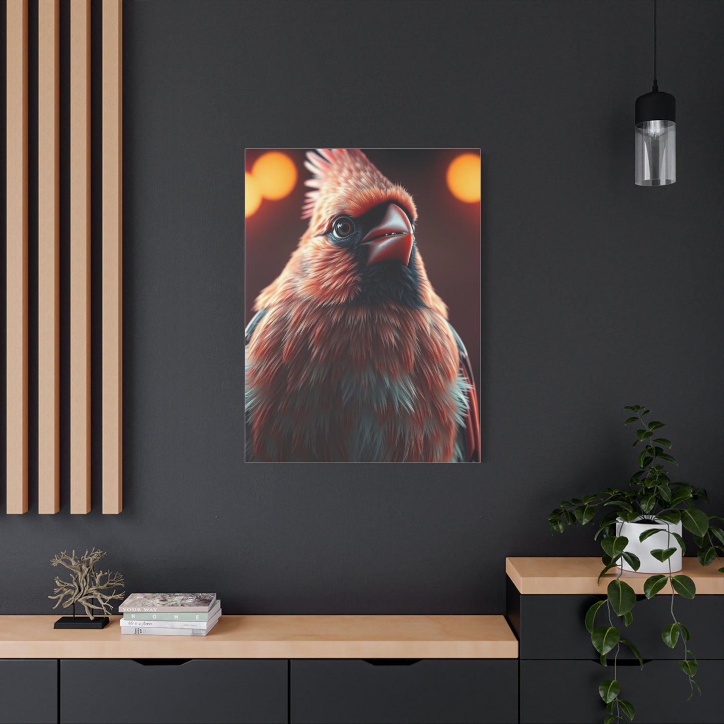 Noble Vermilion Tapestry
