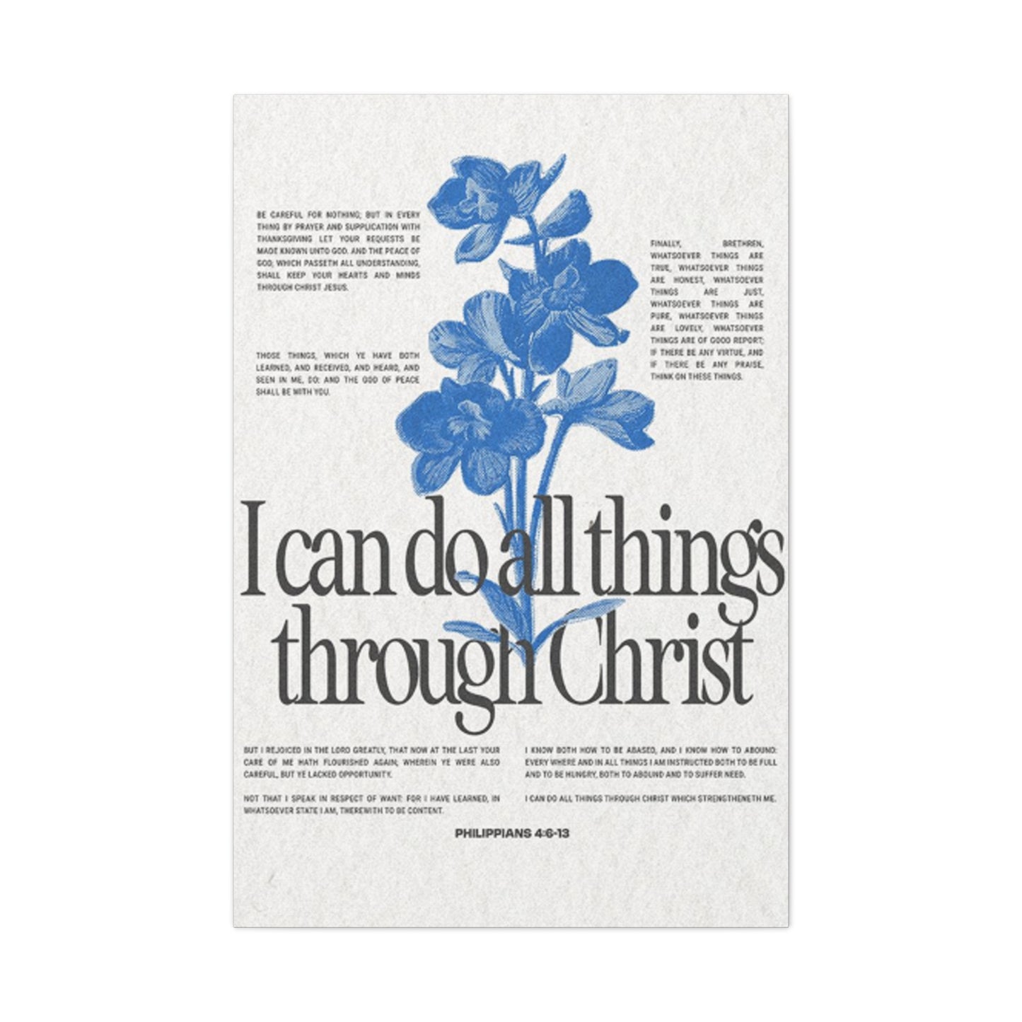 Christ Quote Poster Wall Art & Canvas Prints