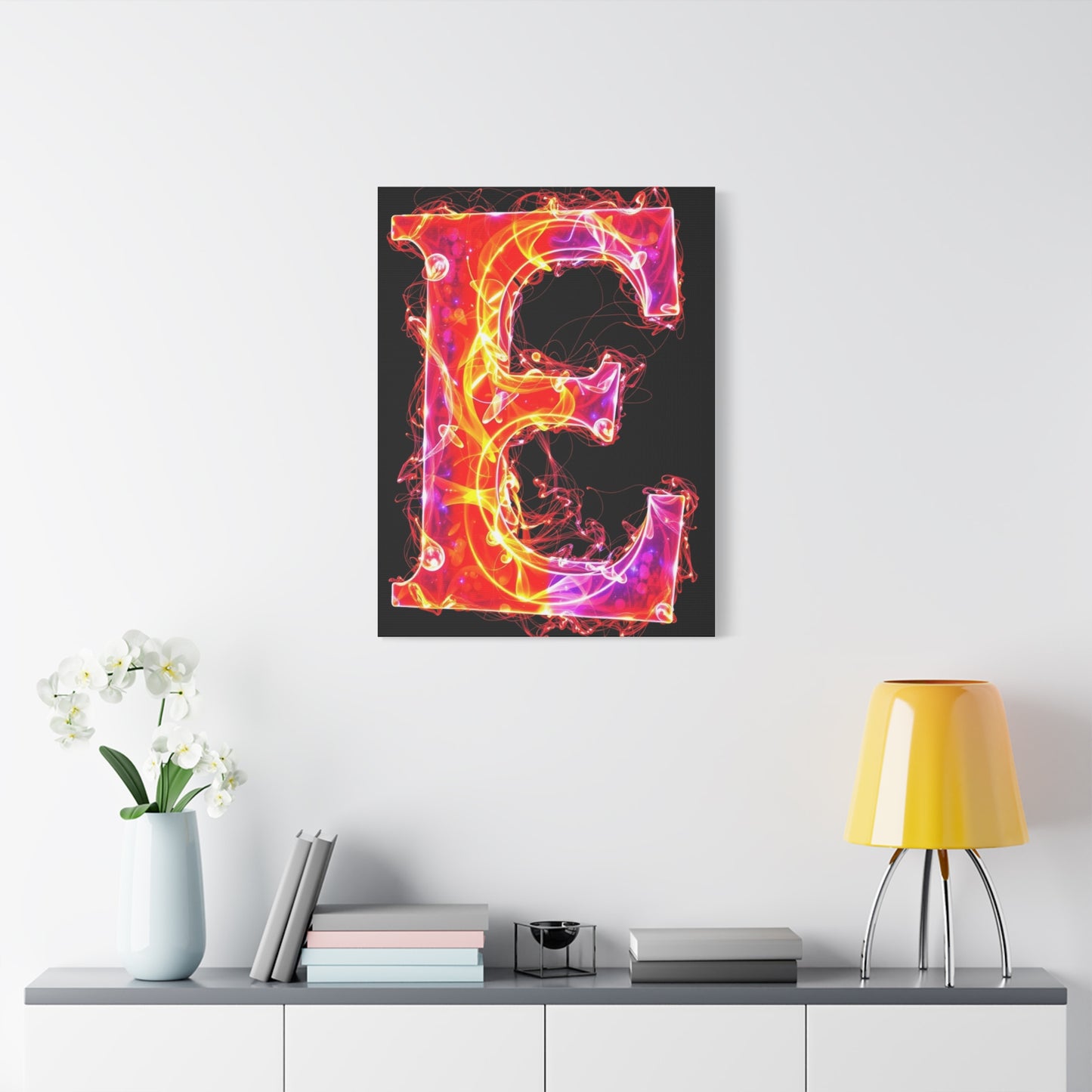 The Letter E - Art Canvas Art 2 Wall Art & Canvas Print
