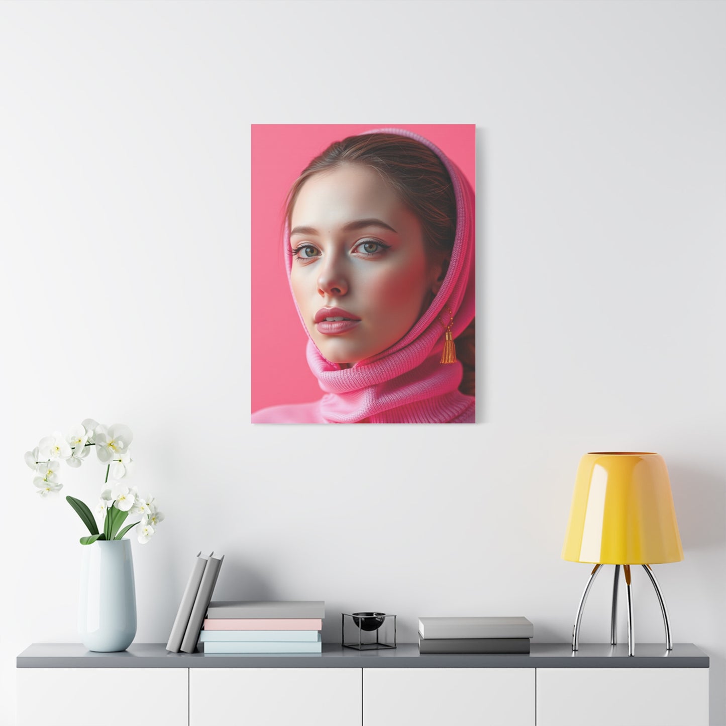 Pink Art Premium Canvas 19 Wall Art & Canvas Print