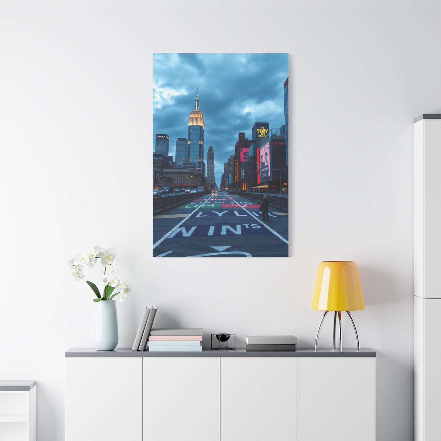 Manhattan Twilight Panorama Wall Art & Canvas Print