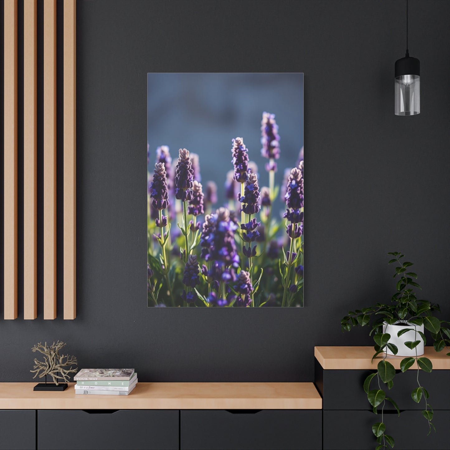 Lavender Herb Art Canvas Art 3 Wall Art & Canvas Print