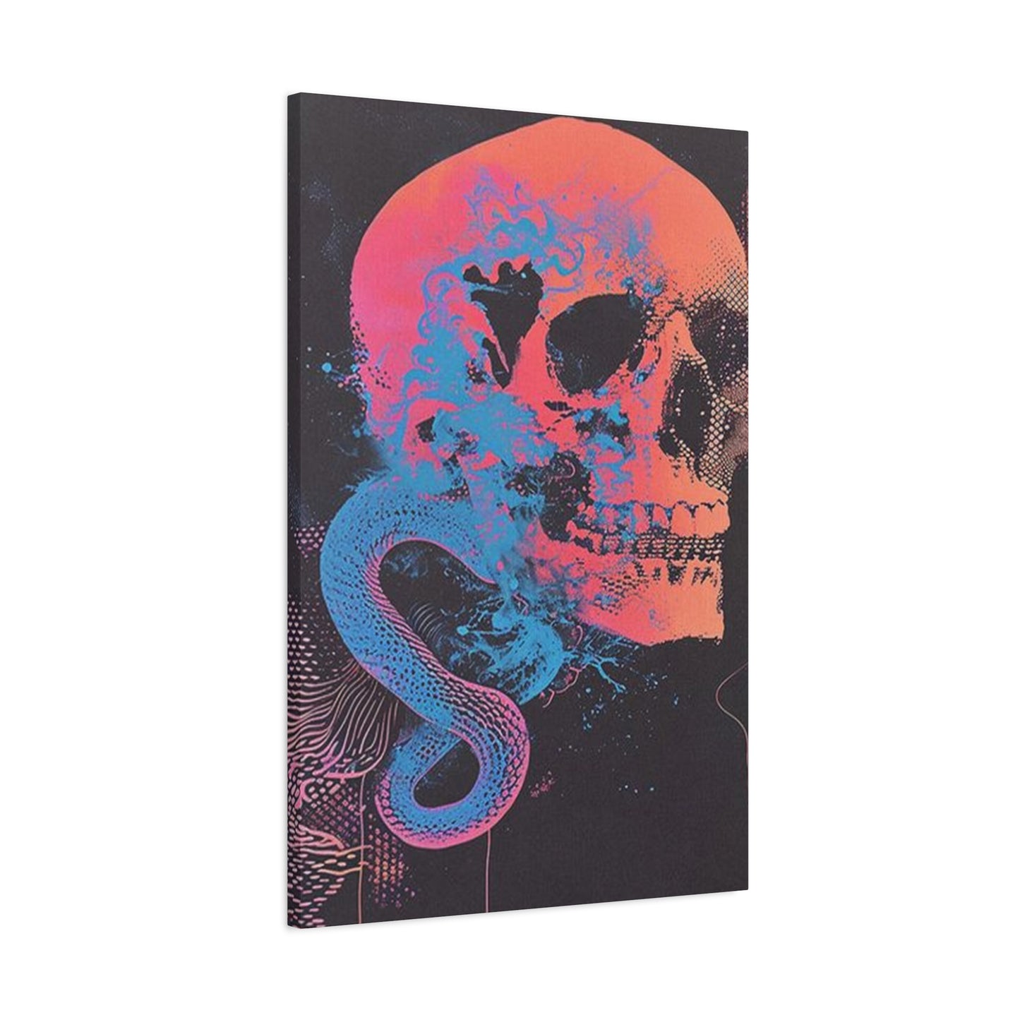Skull And Snake Poster Wall Art & Canvas Prints
