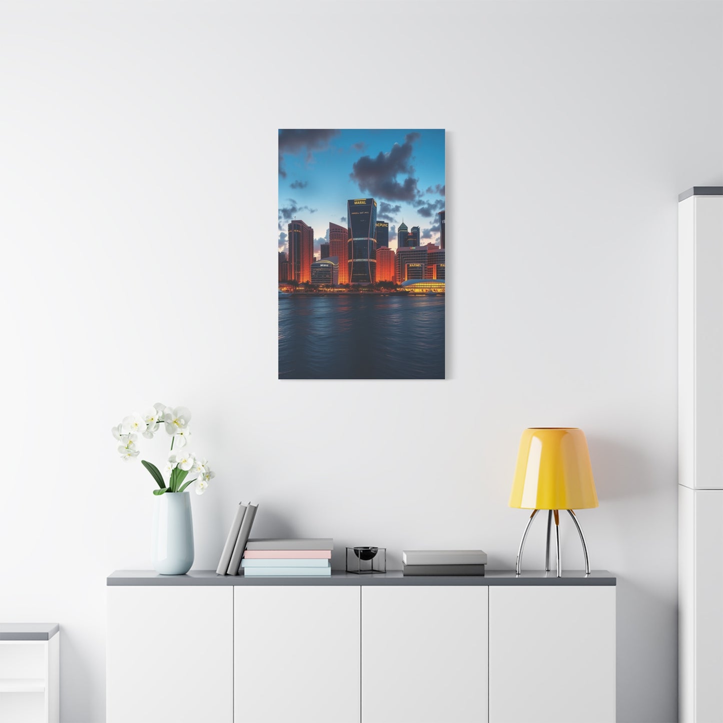 Opulent Skyline Silhouette Art Wall Art & Canvas Print