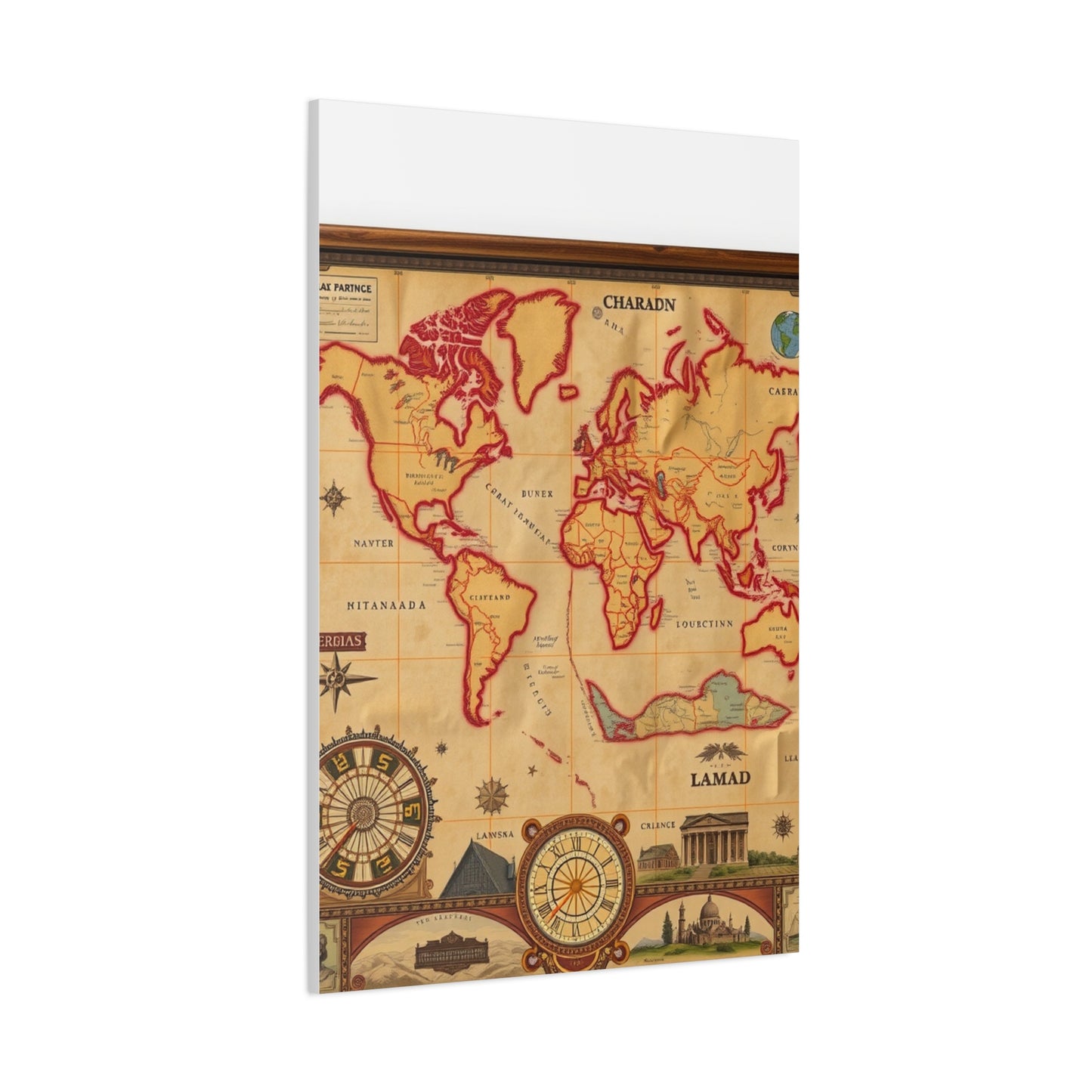 Supreme Art Collection Antique Maps Wall Art & Canvas Print