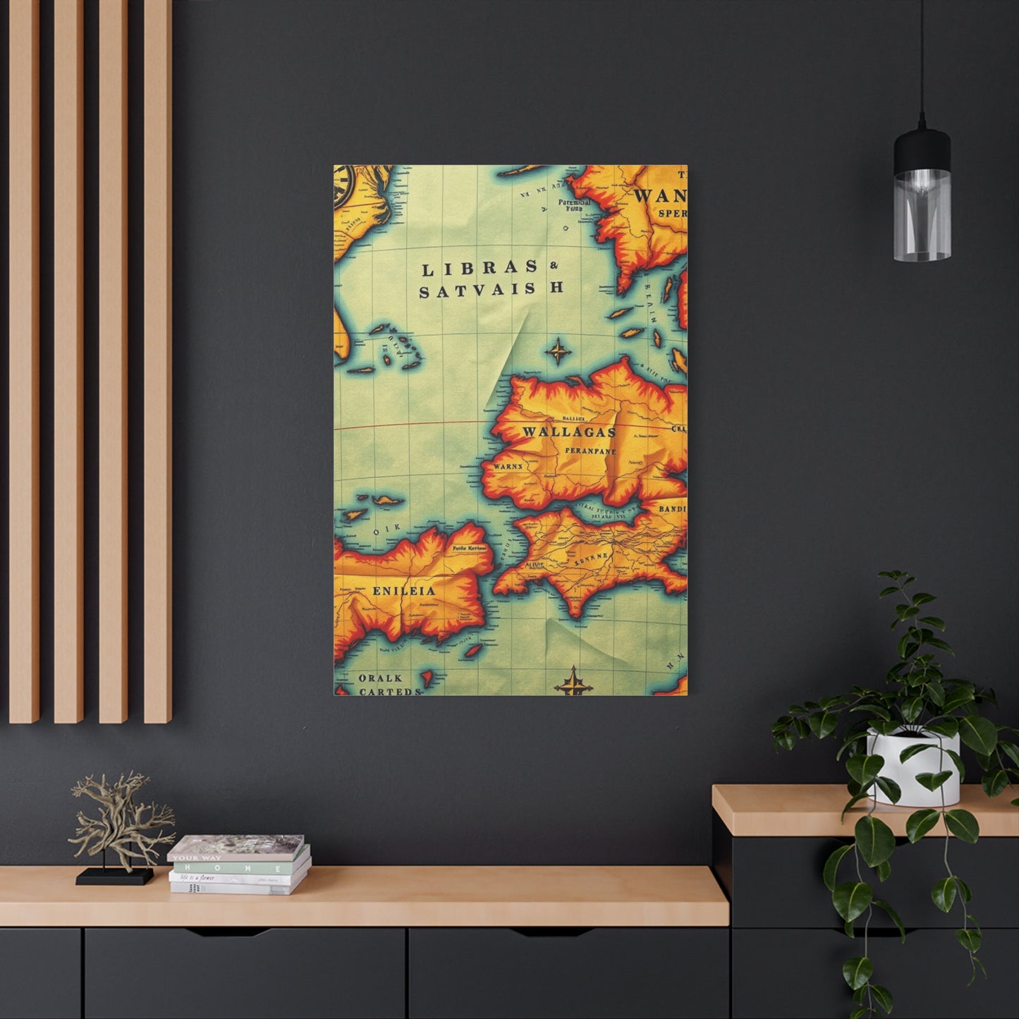 Antique Maps Art Refined Canvas Wall Art & Canvas Print