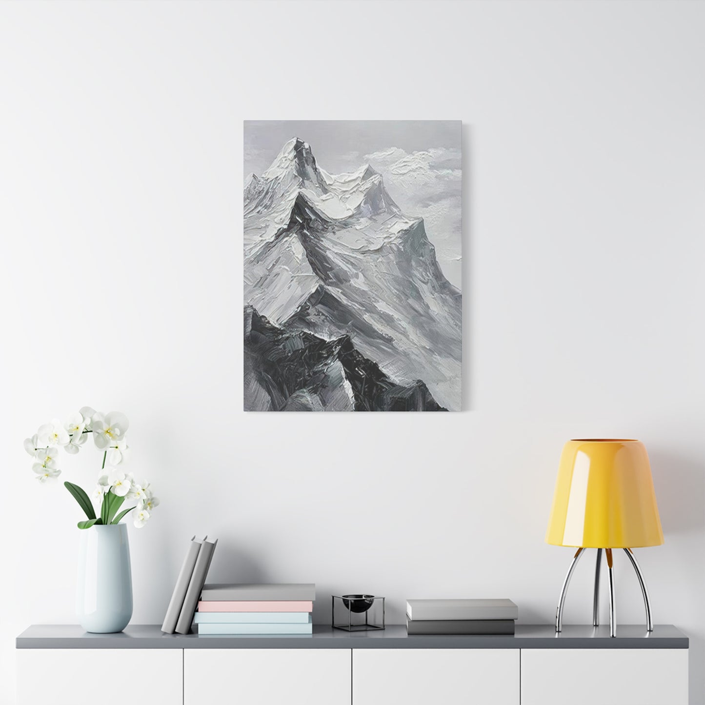 High Mountains Grey Wall Art & Canvas Prints