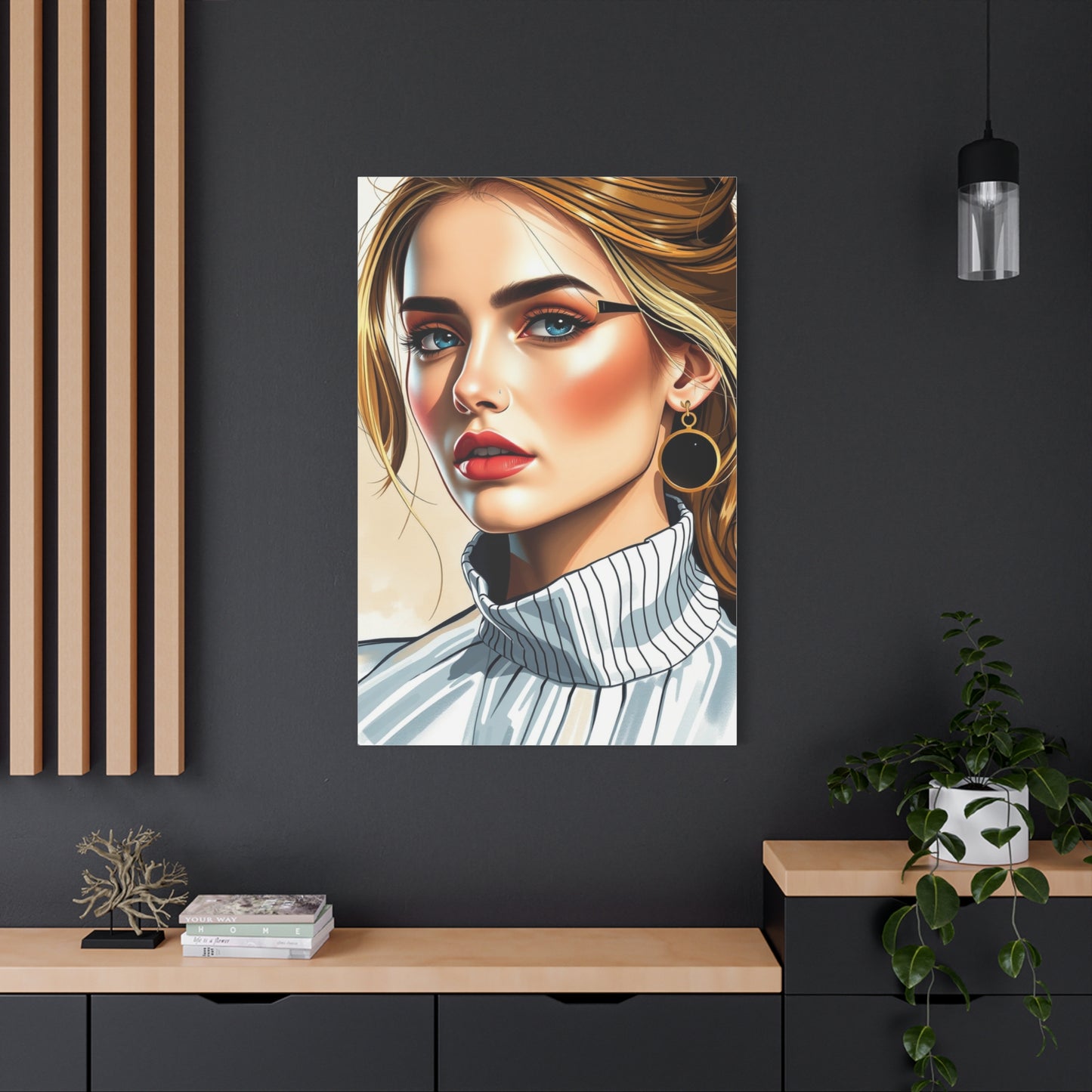 Supreme Fashion Illustration & Drawings Art Collection Wall Art & Canvas Print