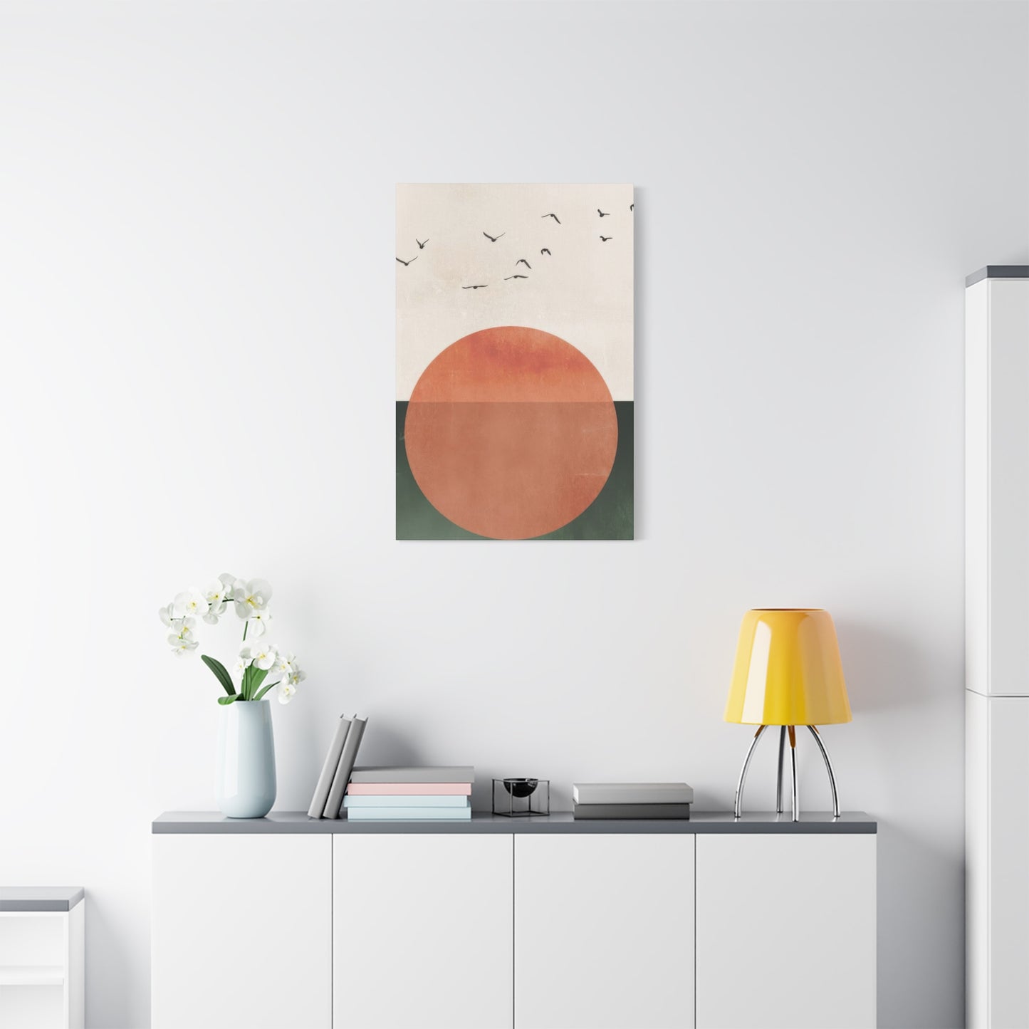 Abstract Sunset Earthy Wall Art & Canvas Prints