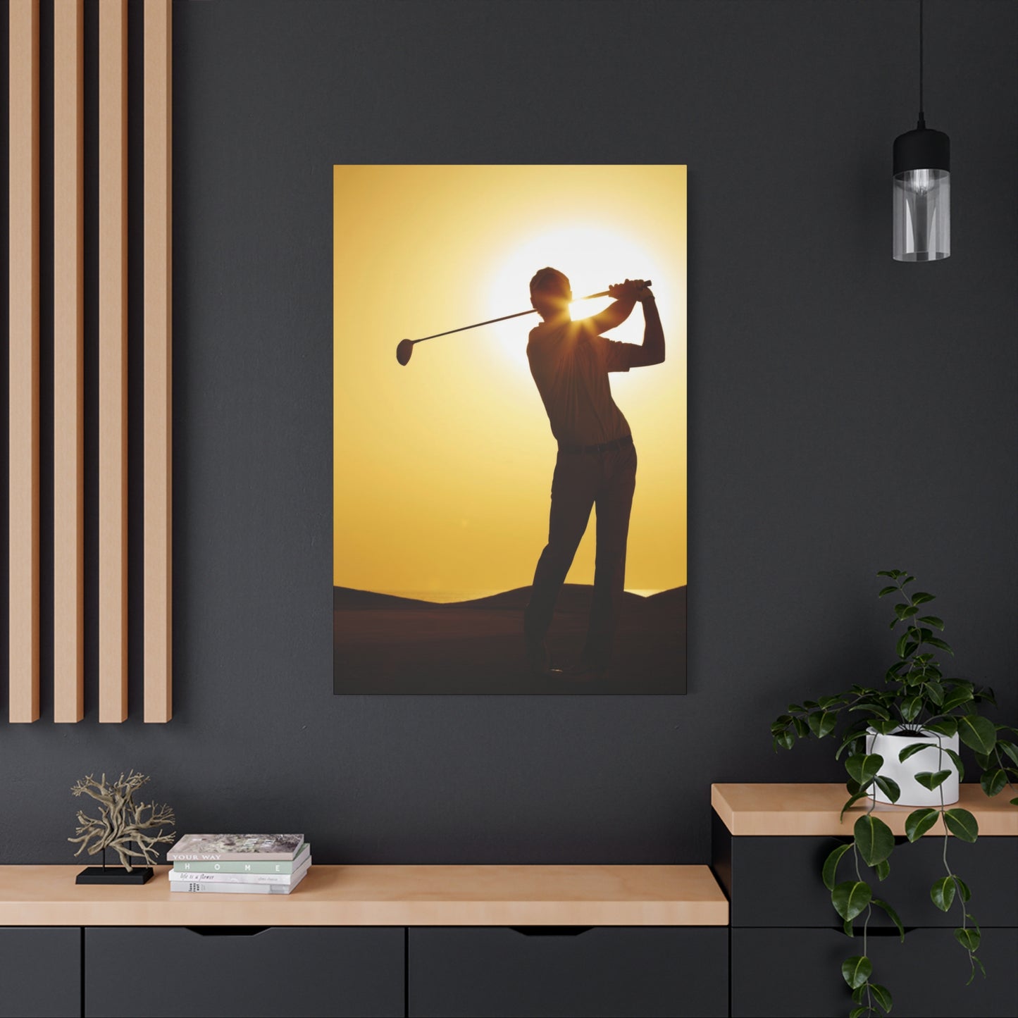 Golf Shot Low Yellow Wall Art & Canvas Prints