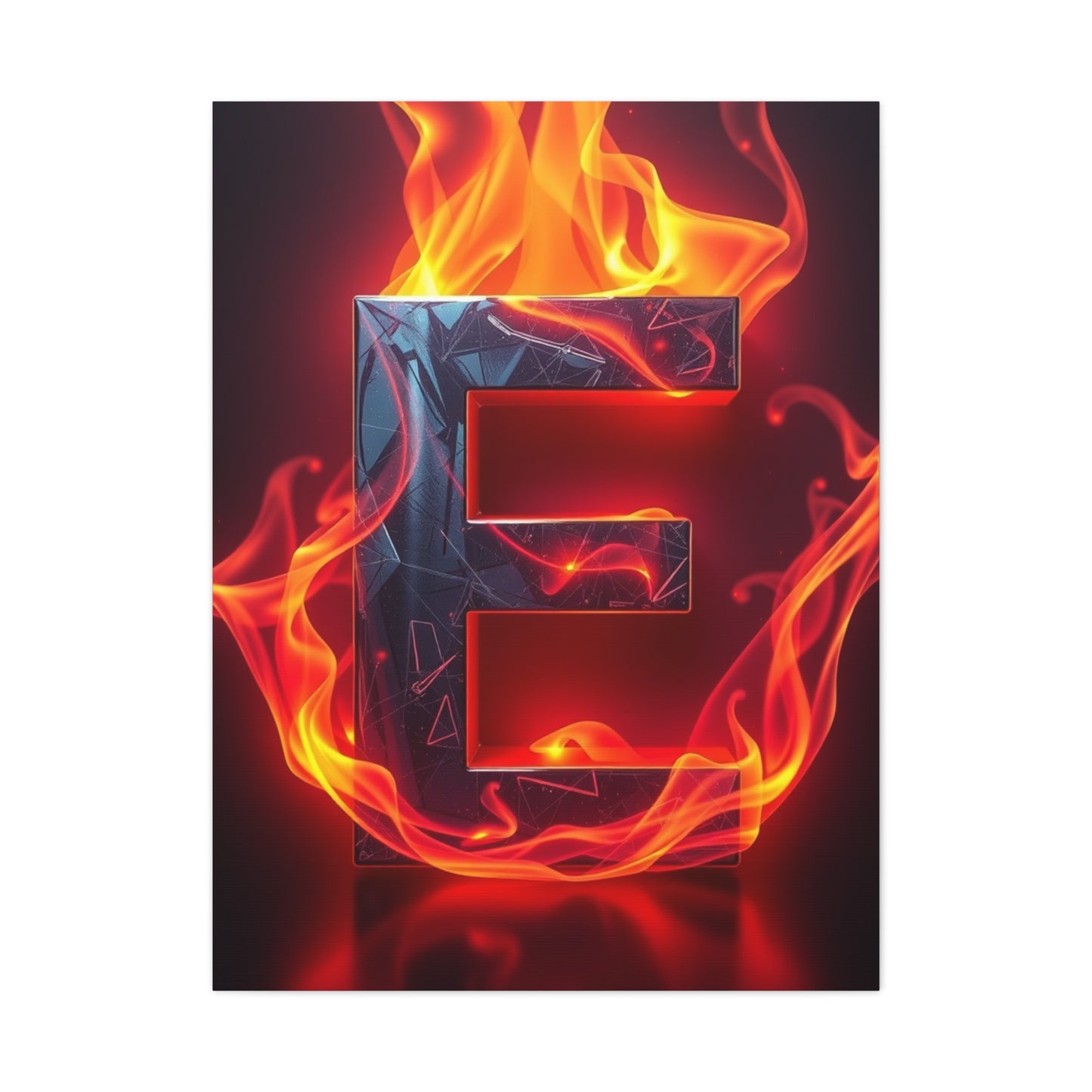 The Letter E - Art Canvas Art 5 Wall Art & Canvas Print