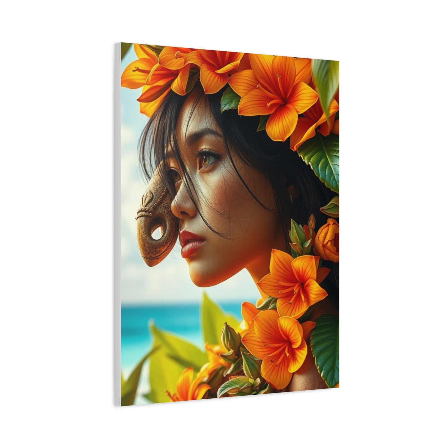 Opulent Island Impression Wall Art & Canvas Print