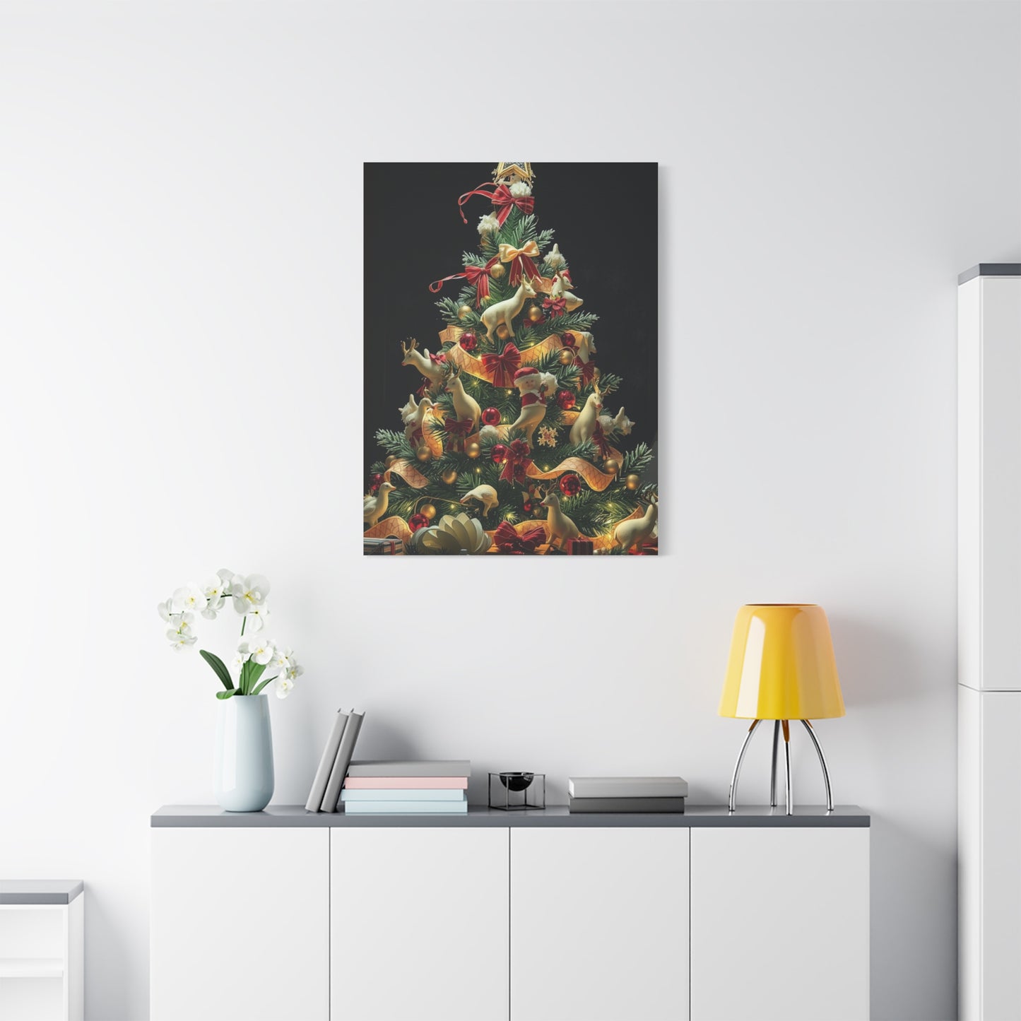 Timeless Yuletide Reverie Canvas