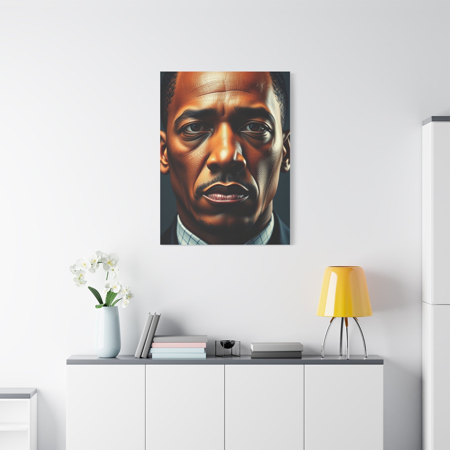 Malcolm X Reverence Canvas
