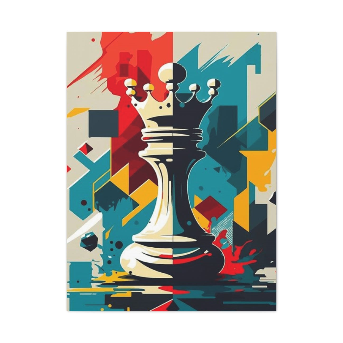 Abstract Chess Piece Wall Art & Canvas Prints